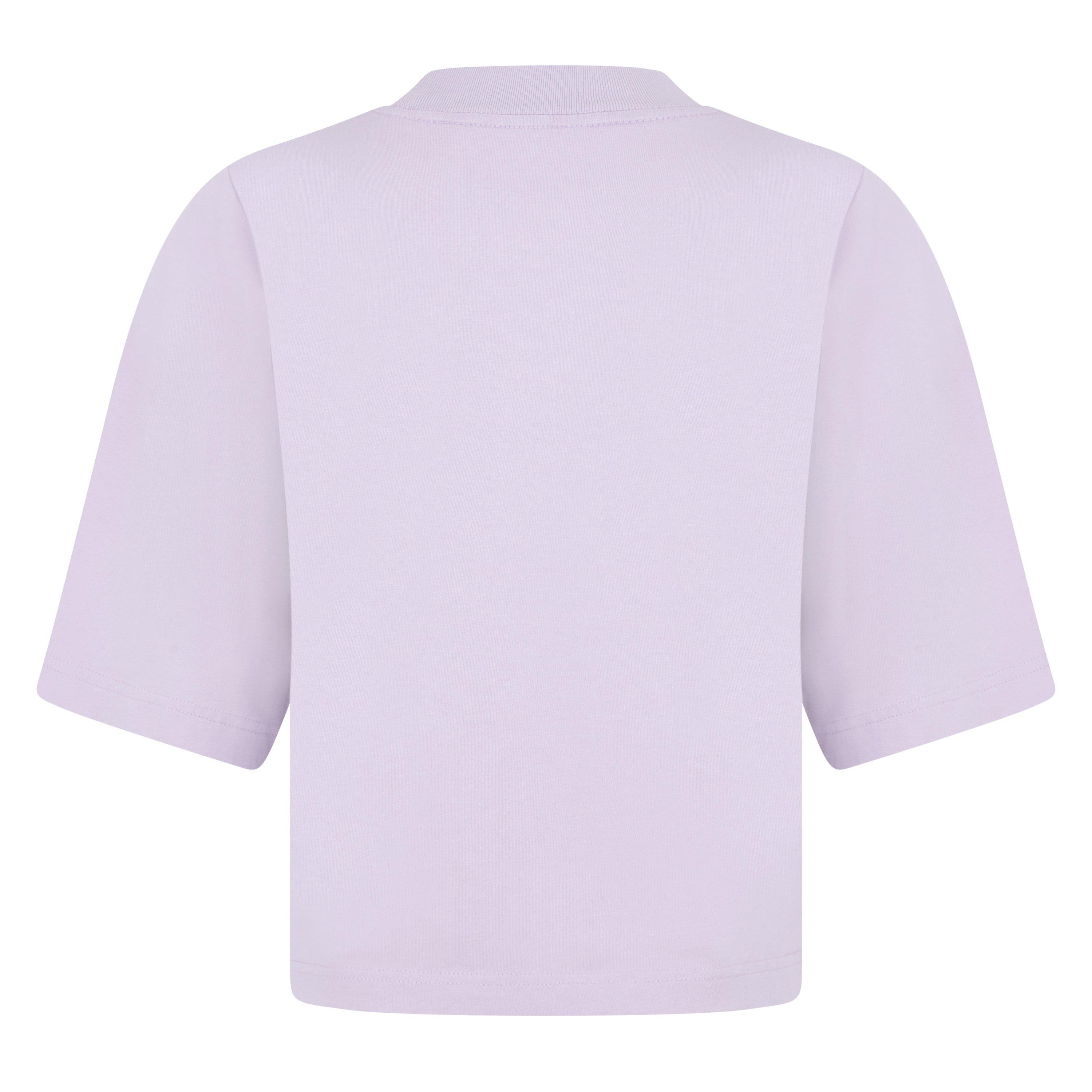 Lilac - Palm Angels - Cropped Logo T-Shirt - 6