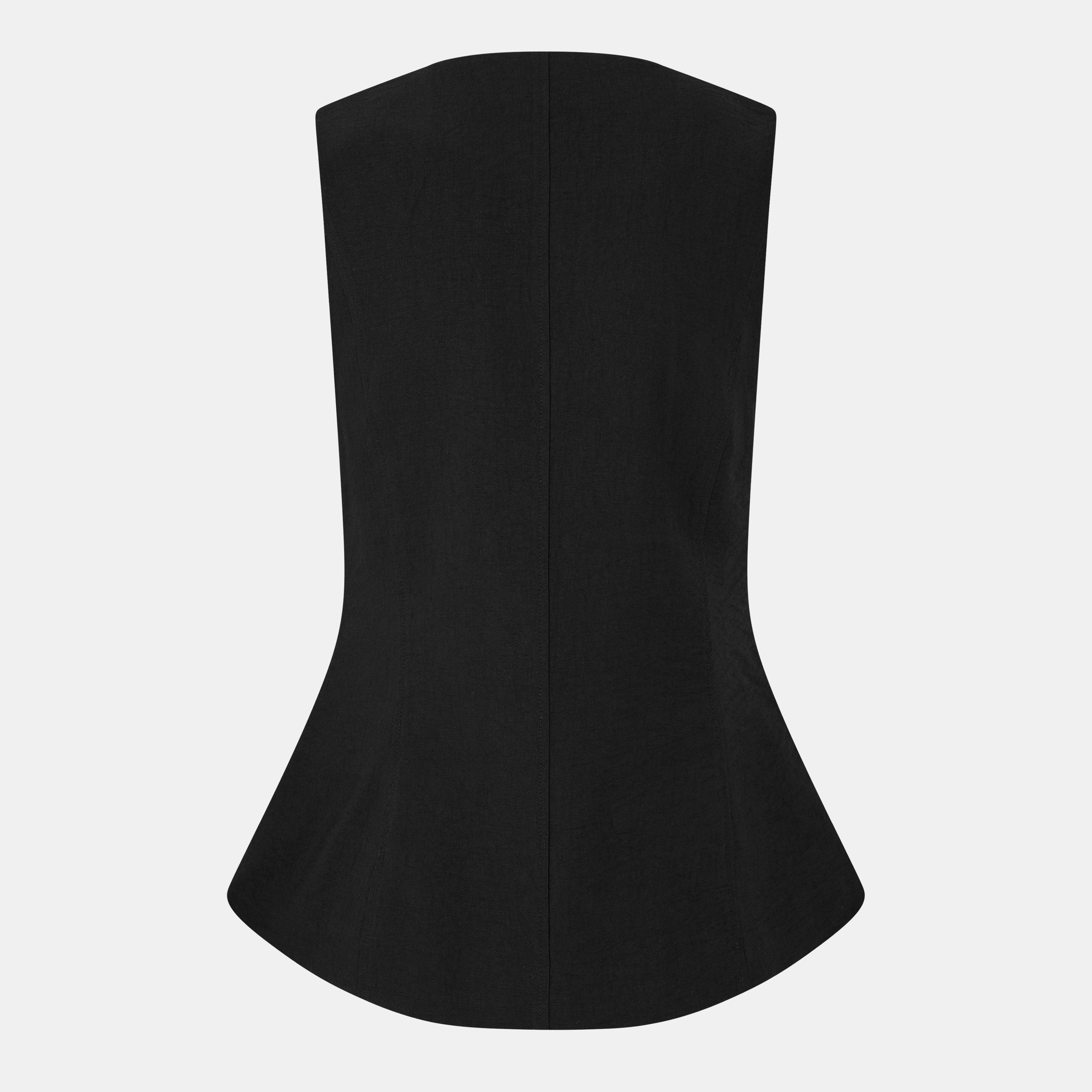 Black - Edited - Edited Lyla Vest - 2
