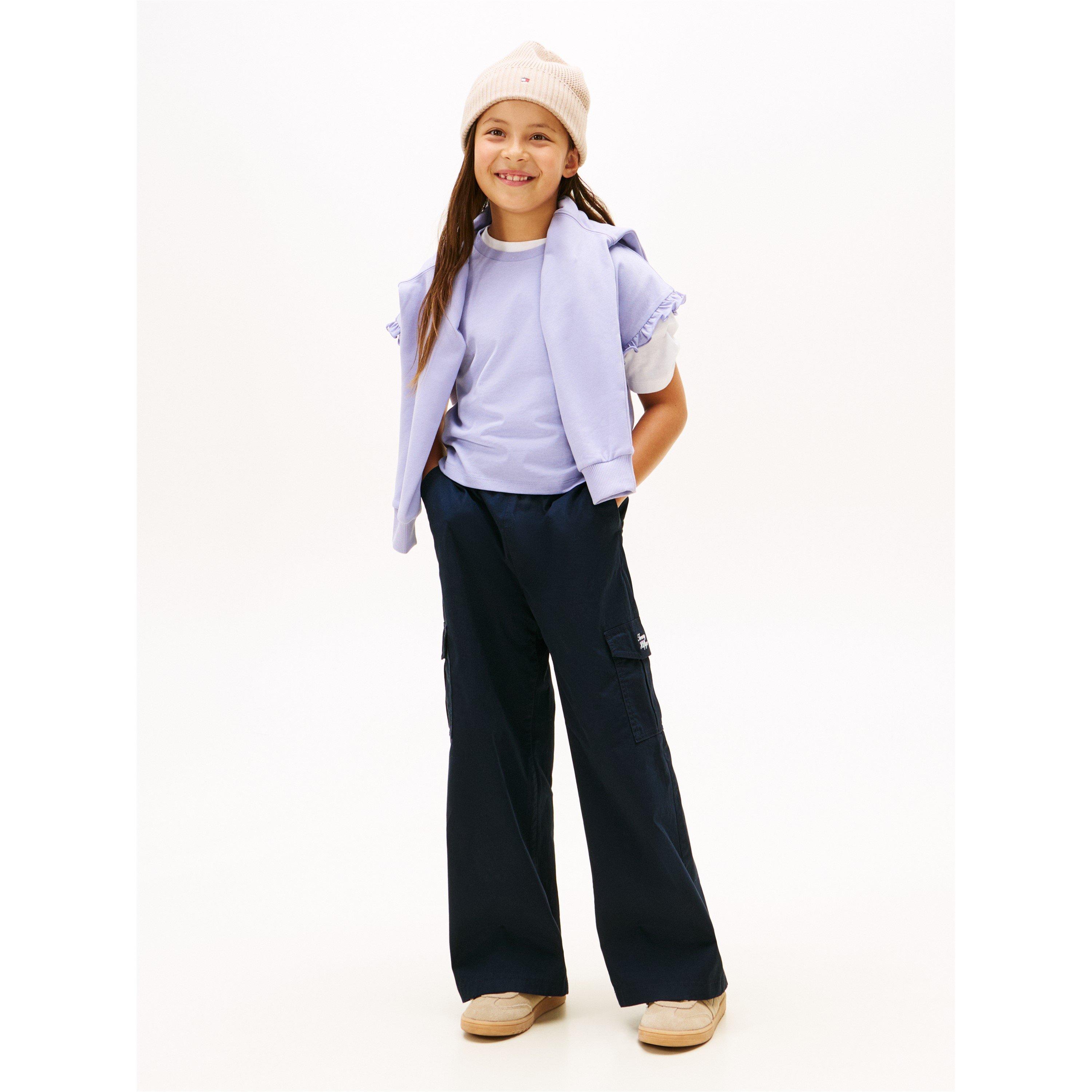 Dusk C5U - Tommy Hilfiger - Kids' Essential Crop Top - 4