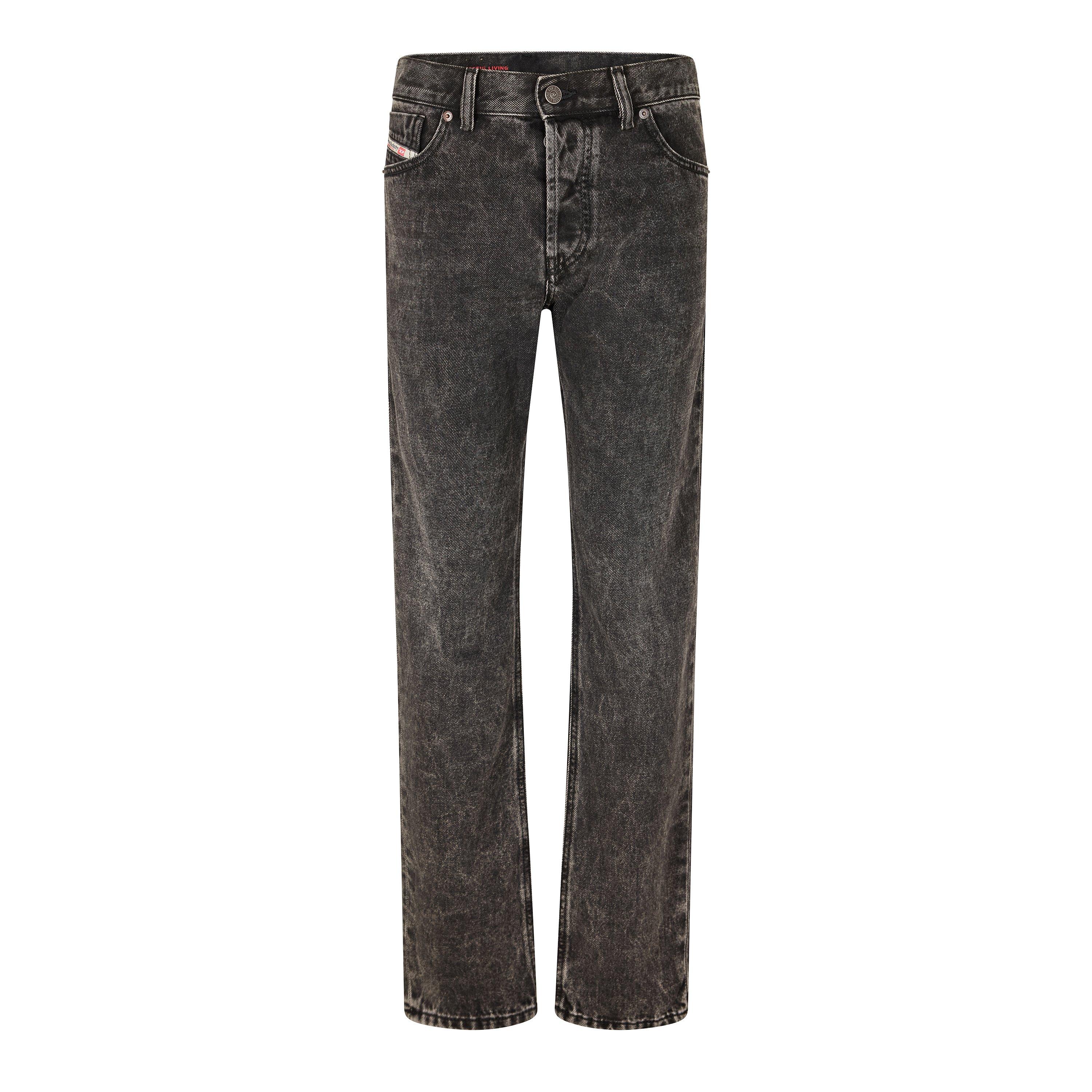 Diesel Men's 1995 Straight Leg Jeans - Blk Gry Denim - 30W S