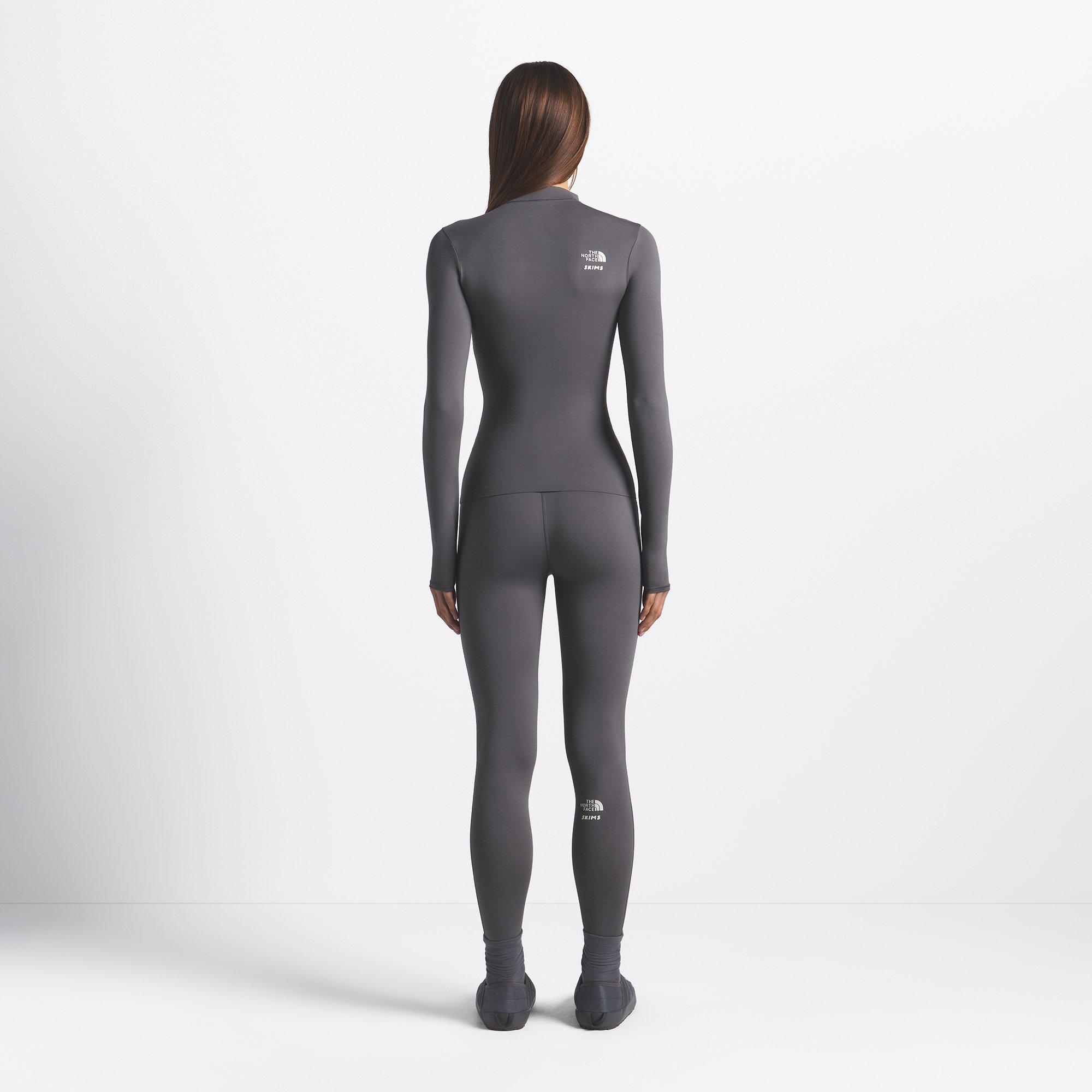 SK Gunmetal - TNF x Skims - Womens Refina Long Sleeve Top - 4