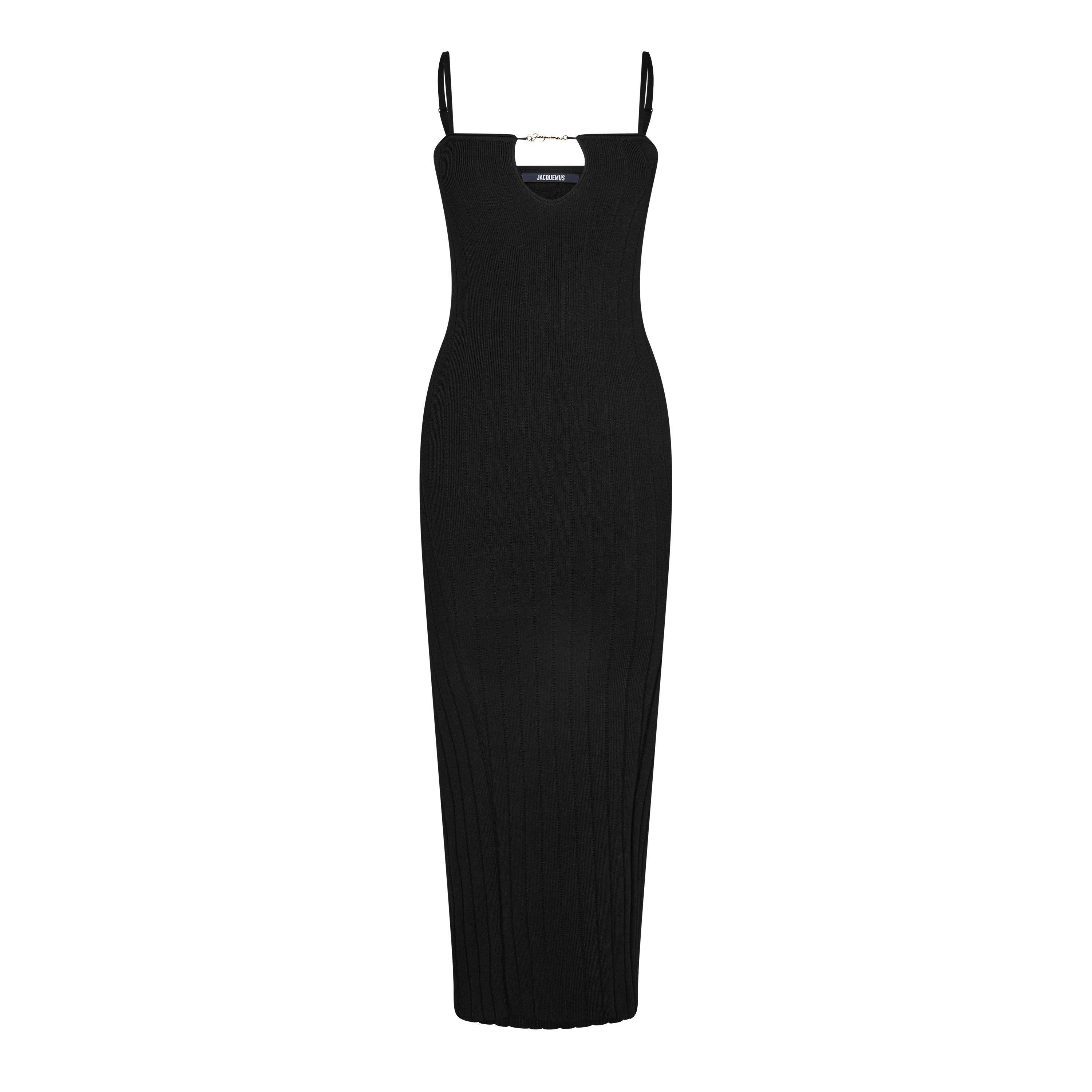 Black - Jacquemus - La Sierra Bodycon Maxi Dress - 5