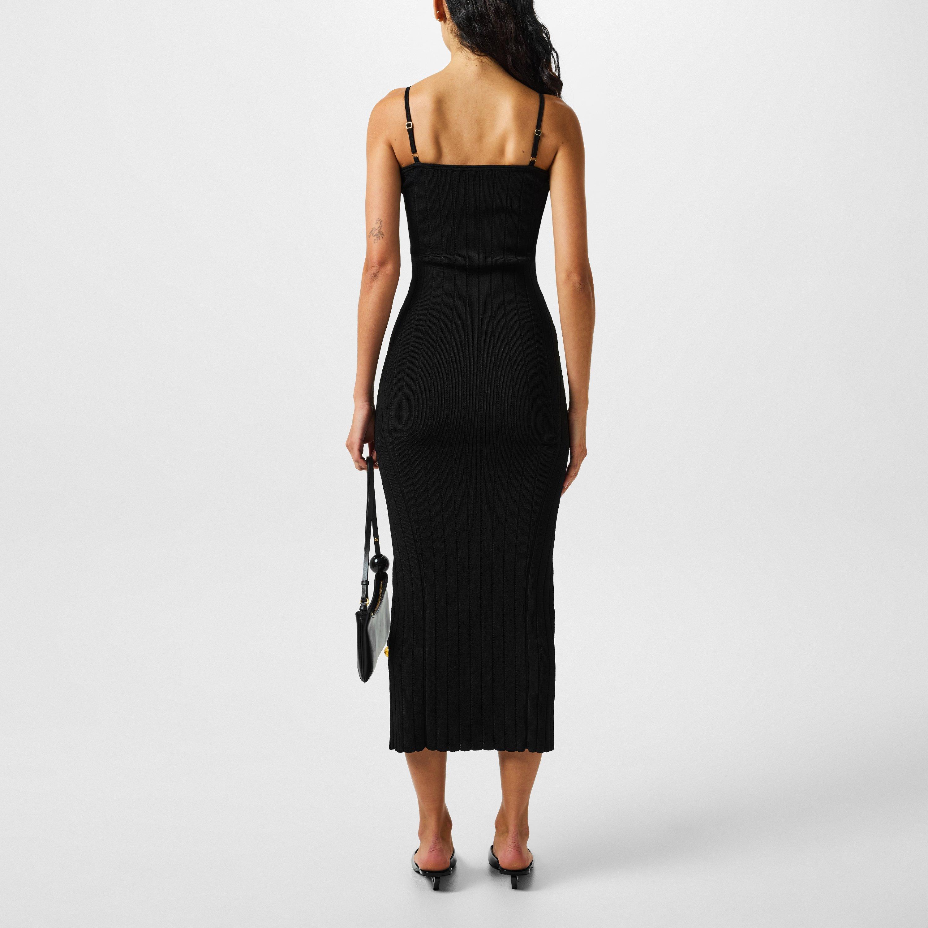 Black - Jacquemus - La Sierra Bodycon Maxi Dress - 3