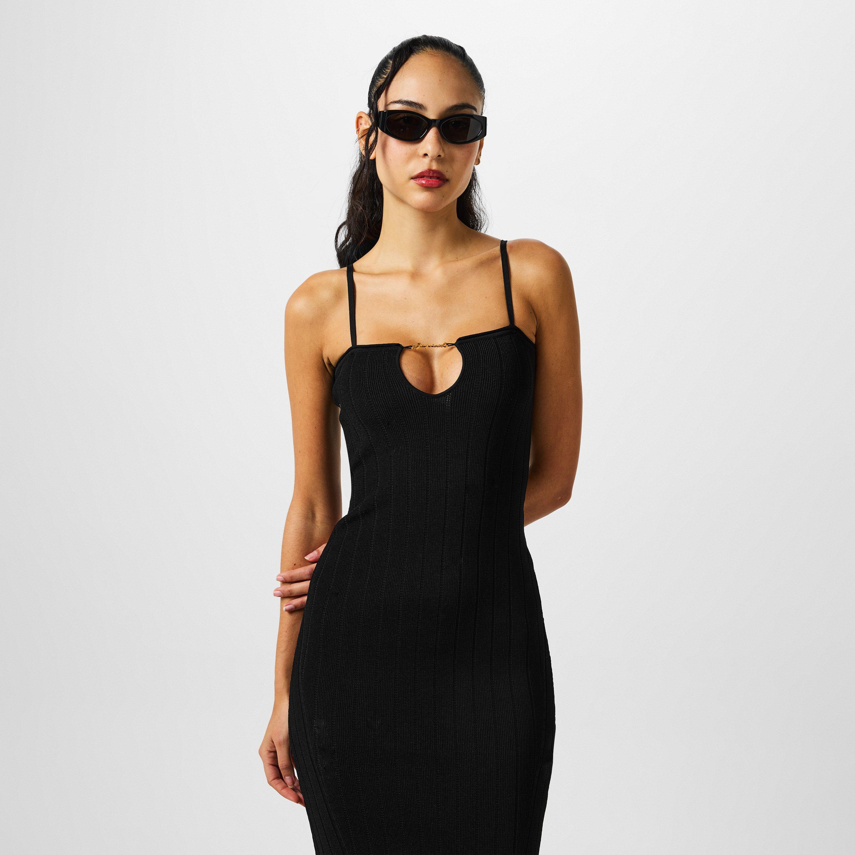 Black - Jacquemus - La Sierra Bodycon Maxi Dress - 4