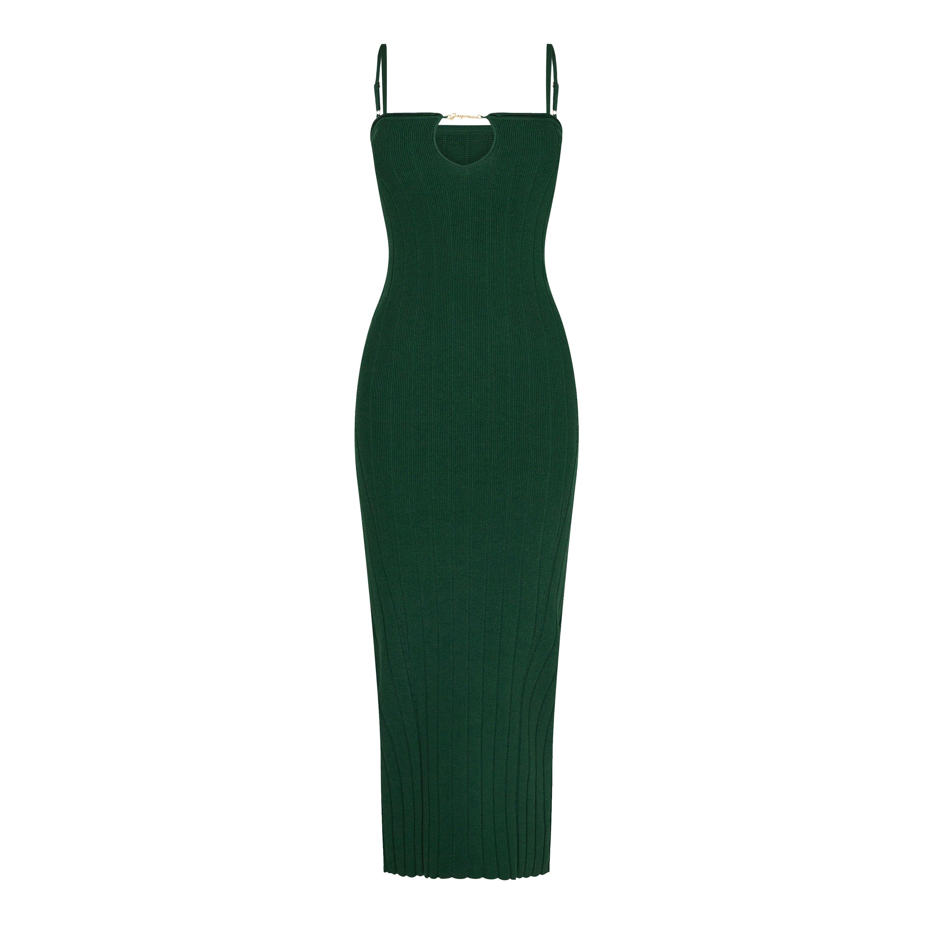 Dark Gre - Jacquemus - La Sierra Bodycon Maxi Dress - 4