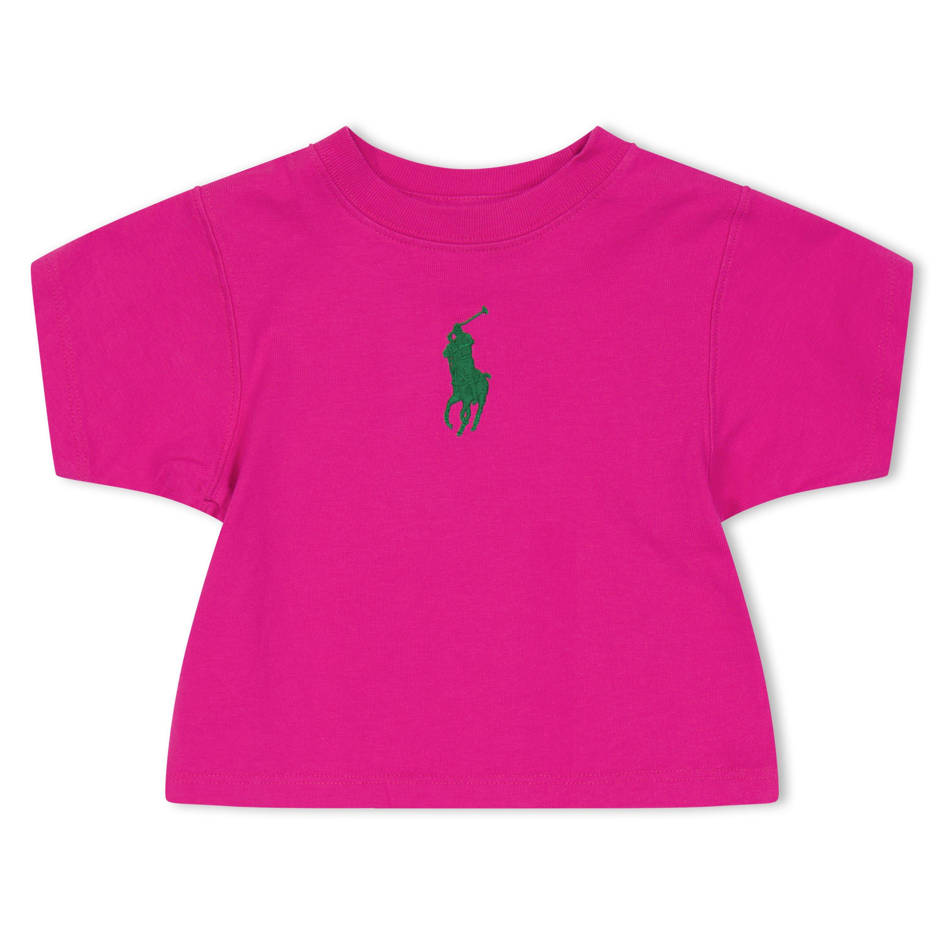 College Pink - Polo Ralph Lauren - Polo Centre Lgo Tee Jn61 - 1