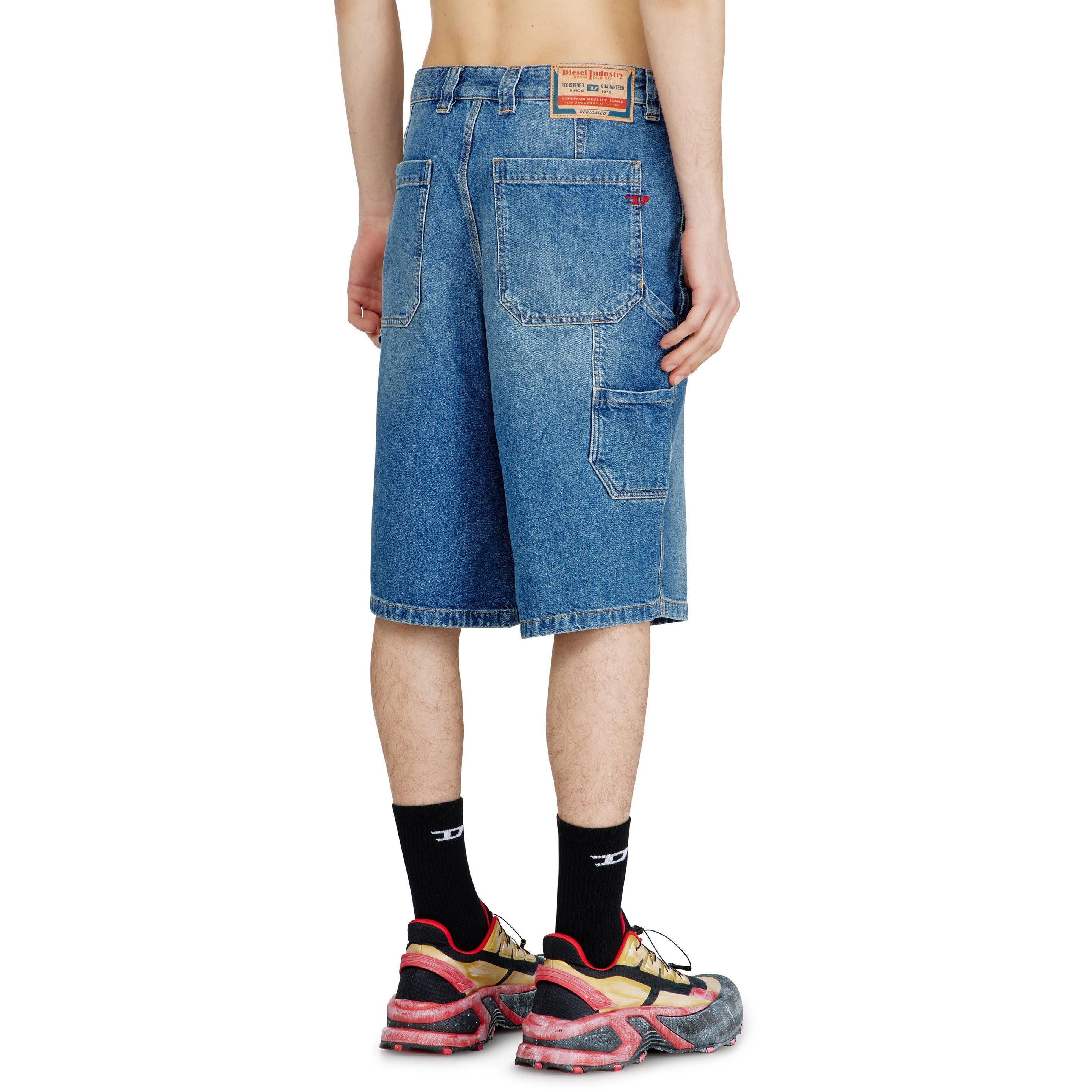 Mid Blue - Diesel - Men's Denim Shorts - 2