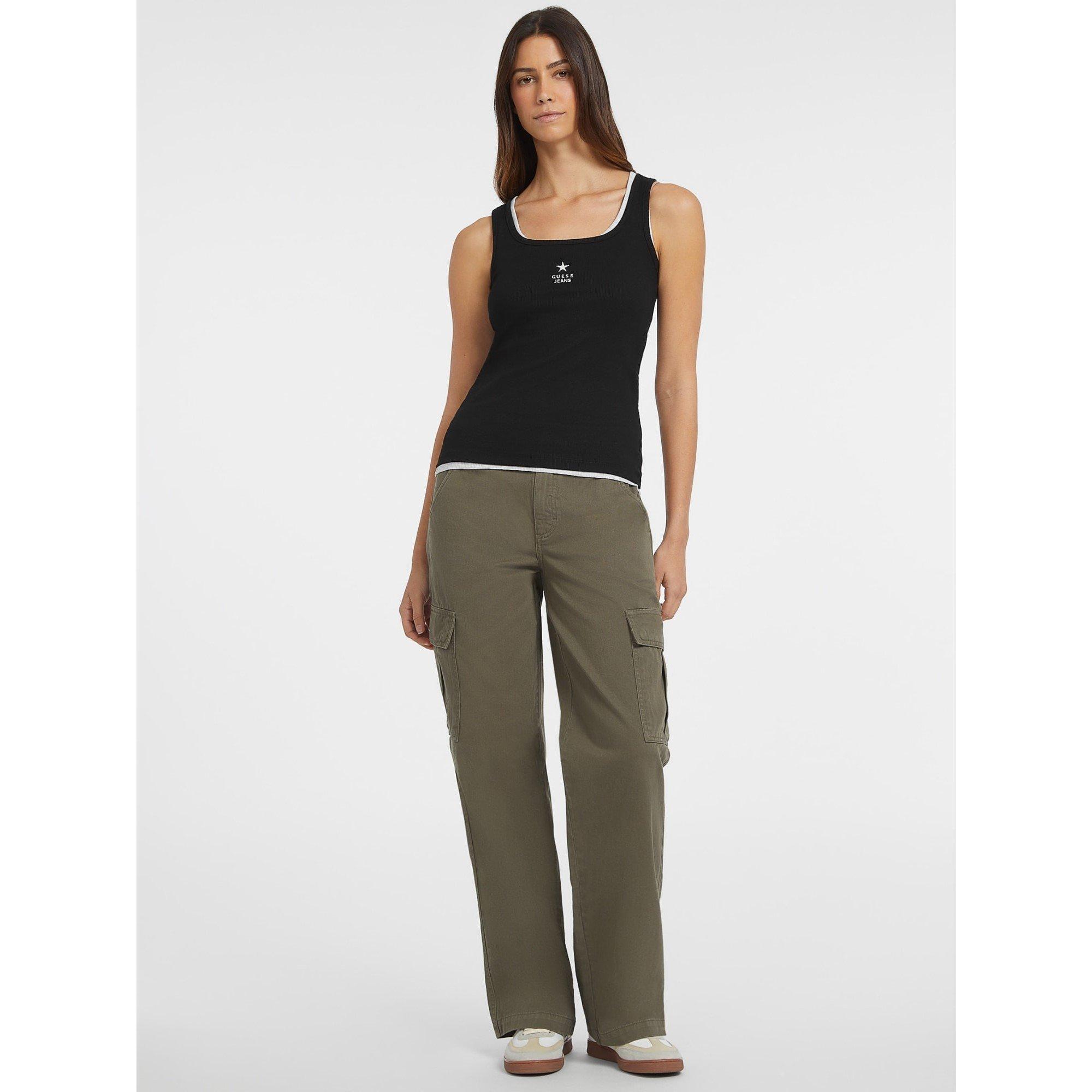 Nero Jet A996 - Guess - Women's Embroidered Star Vest - 6