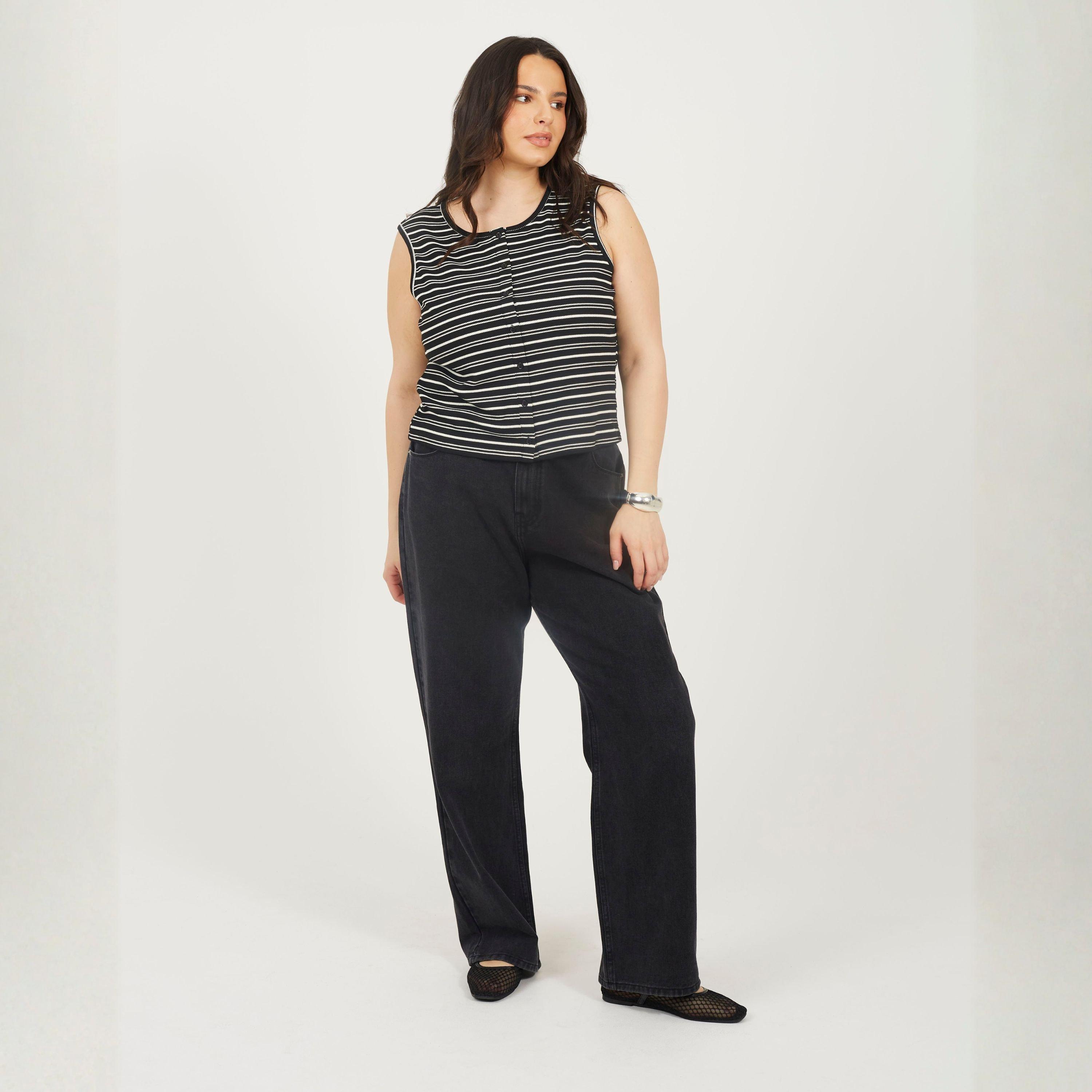 Gewaschenes Schwarz - Brave Soul - Pls Sz Jeans Ld99 - 4