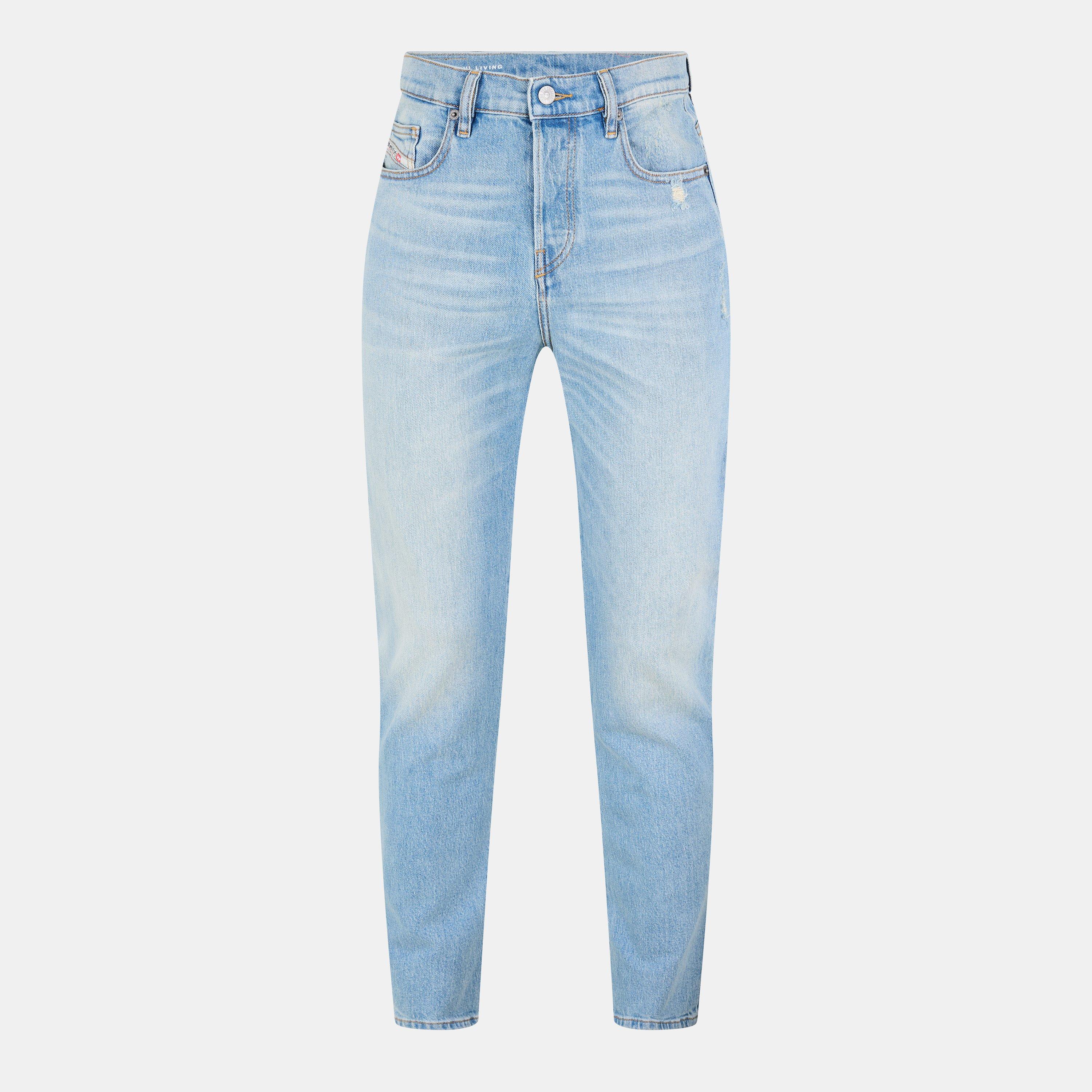 Blue Denim - Diesel - Men's Low-Rise Straight Leg Jeans - 1