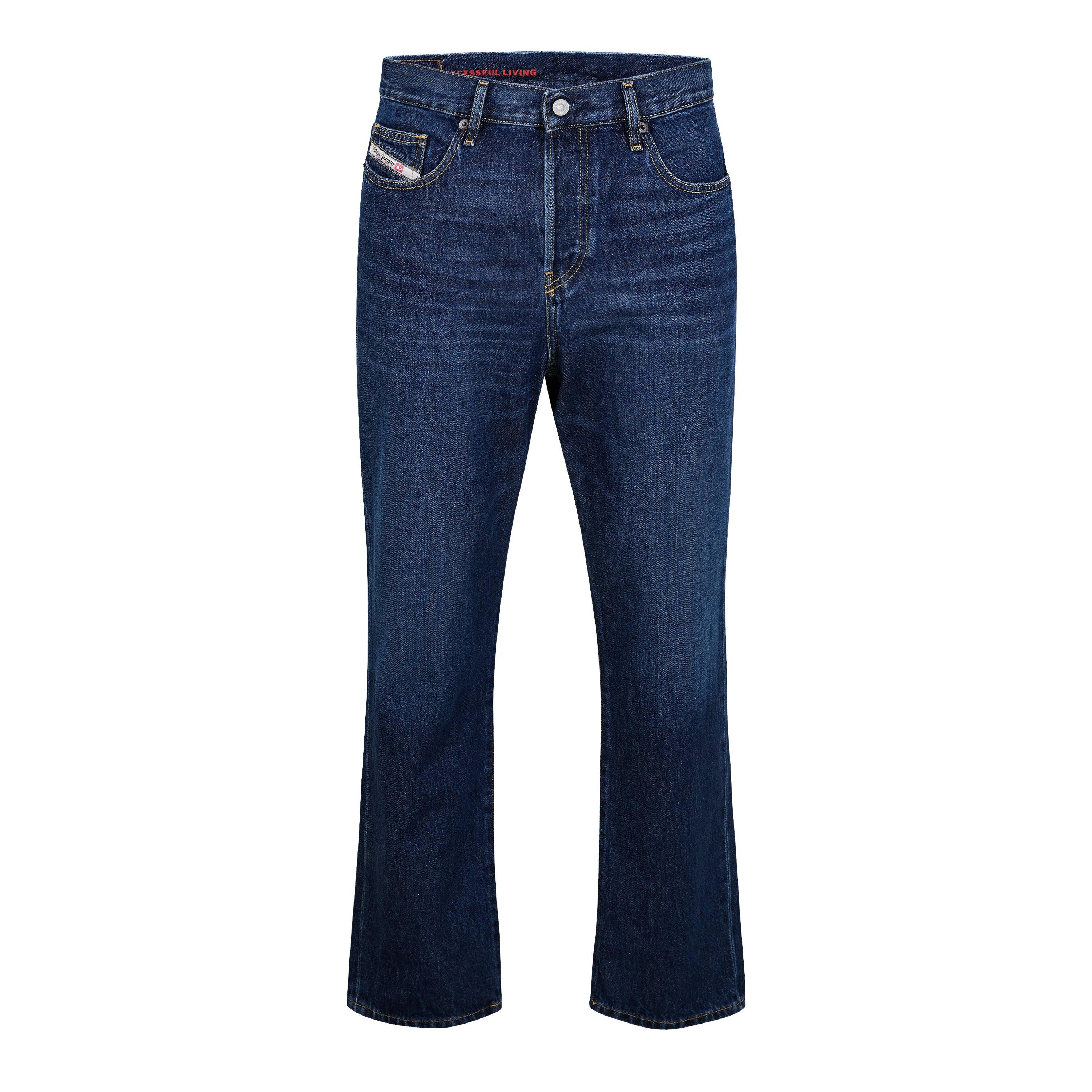 Diesel Men's Low-Rise Straight Leg Jeans - Blue Denim - 27W R