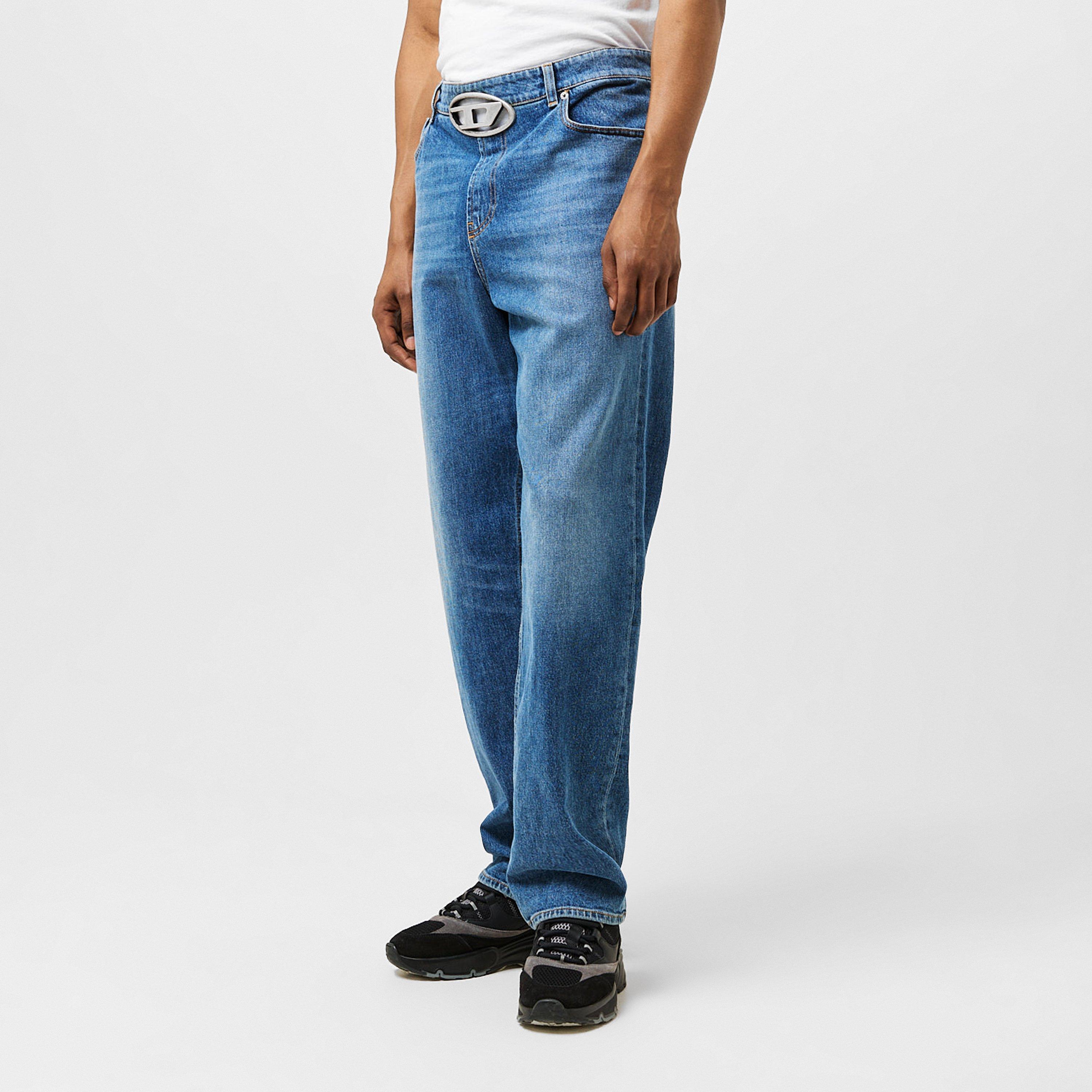 Blue Denim - Diesel - Men's Straight Leg Jeans - 3