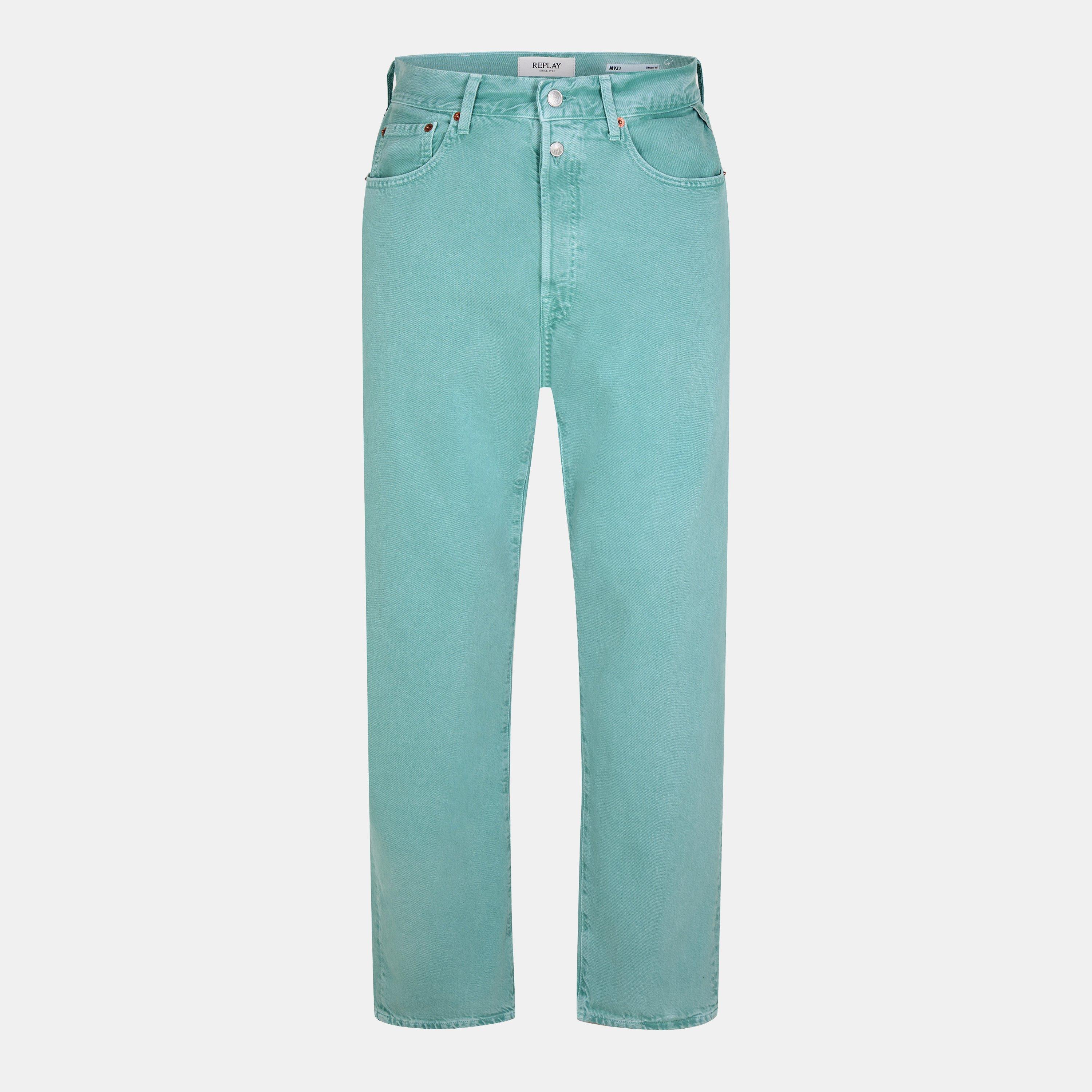 Replay Men's 9Zero1 Jeans - Green Powder - 30W S