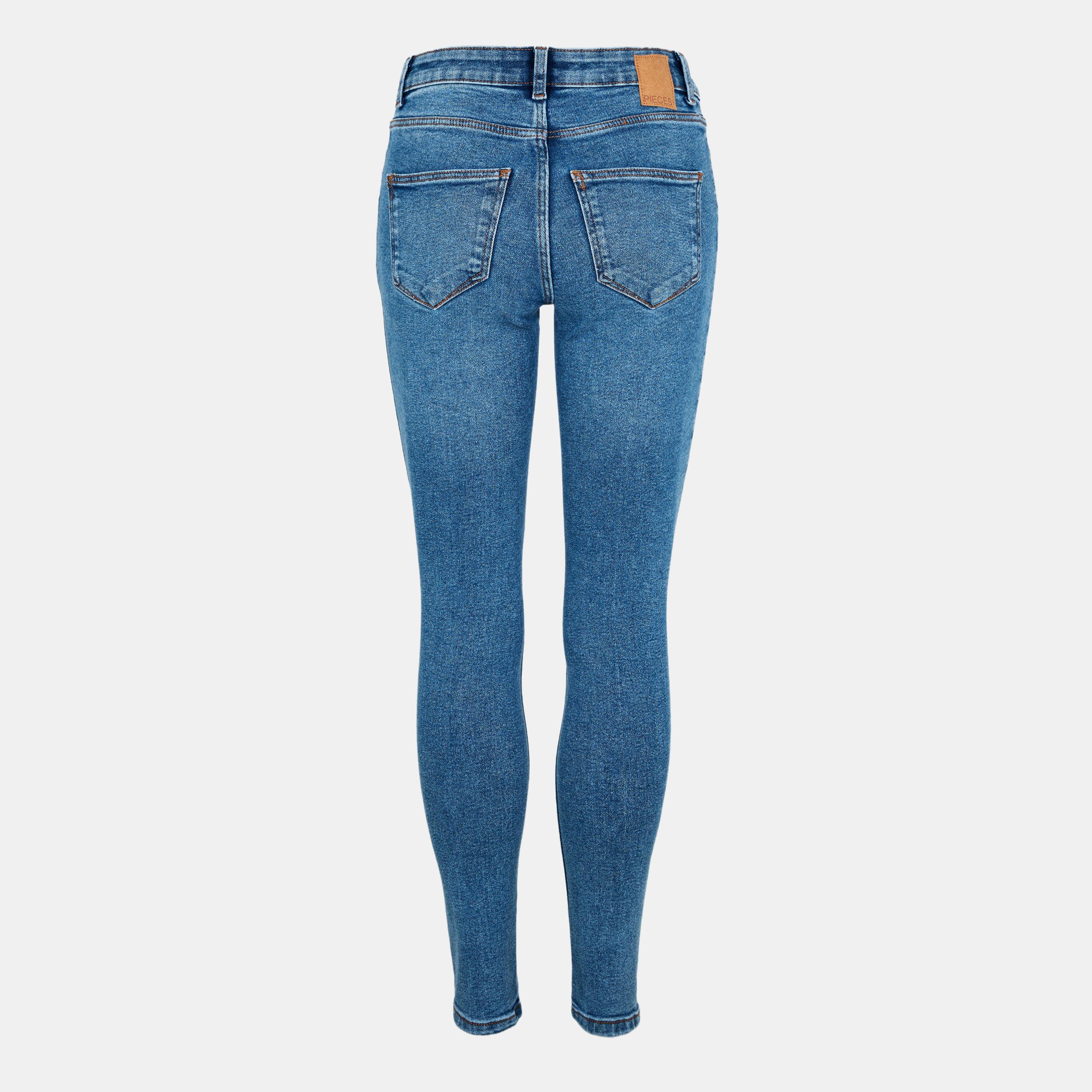 Blå Denim - Pieces - Jeans Fem Wov Ld99 - 2