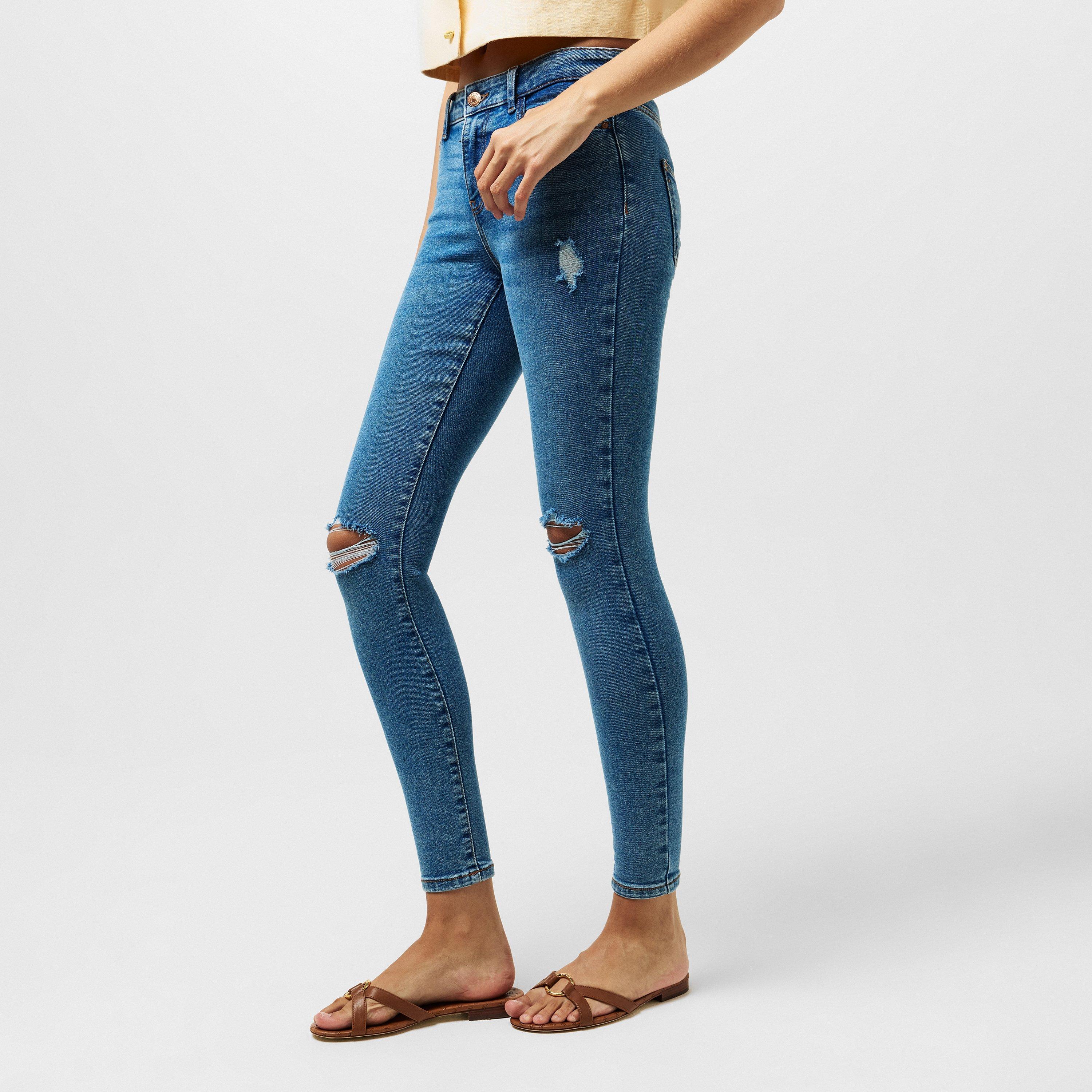 Blå Denim - Pieces - Jeans Fem Wov Ld99 - 3