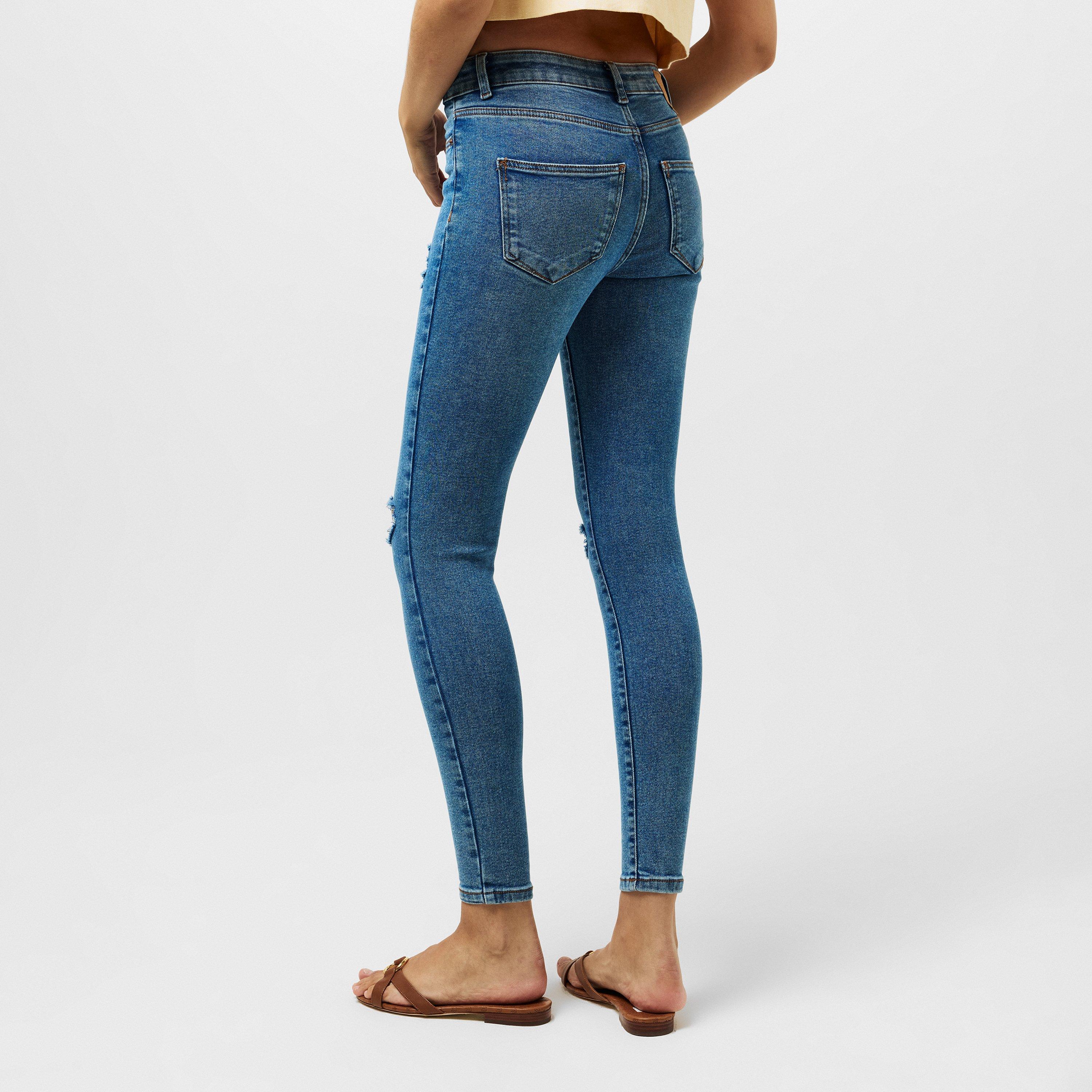 Blå Denim - Pieces - Jeans Fem Wov Ld99 - 4