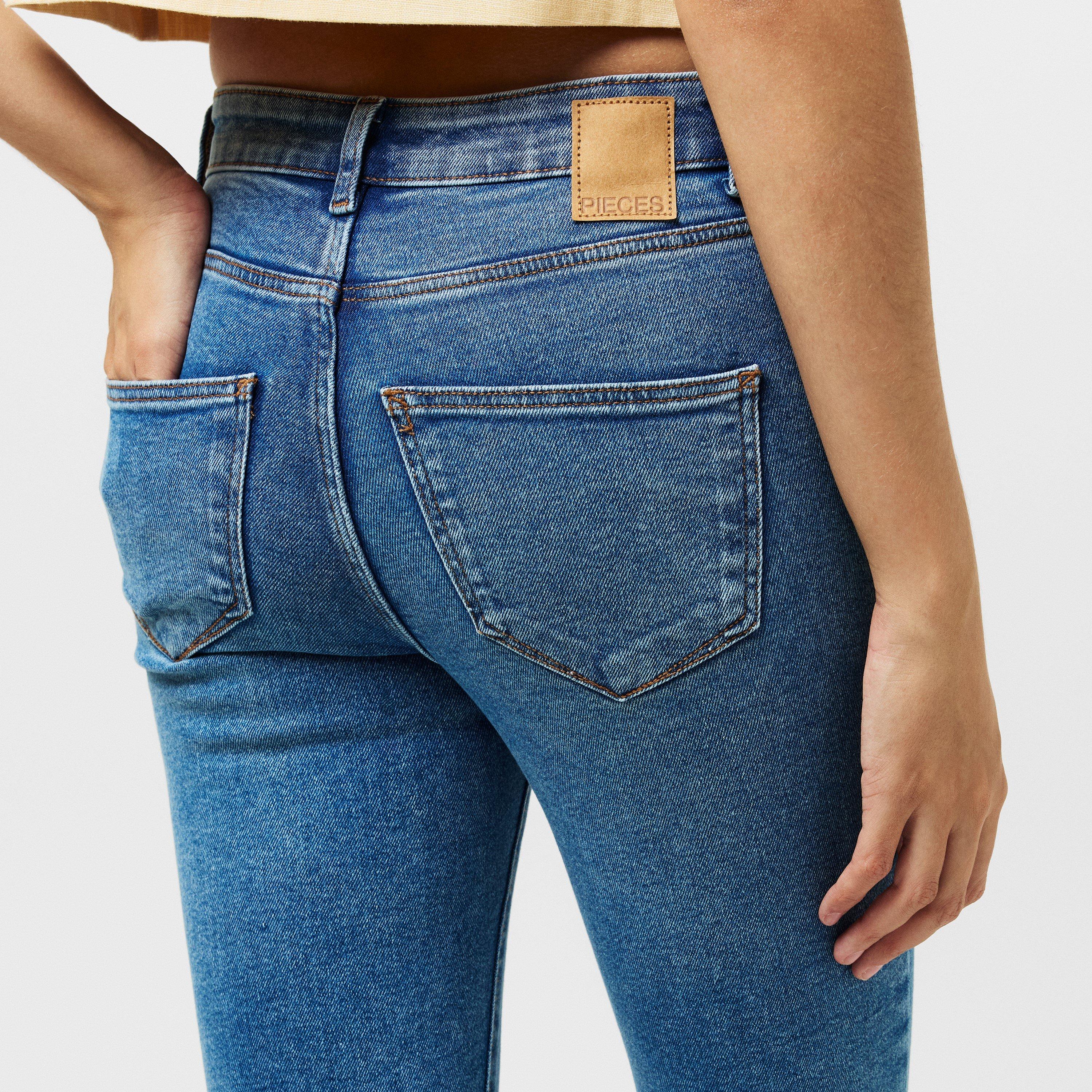 Blå Denim - Pieces - Jeans Fem Wov Ld99 - 5