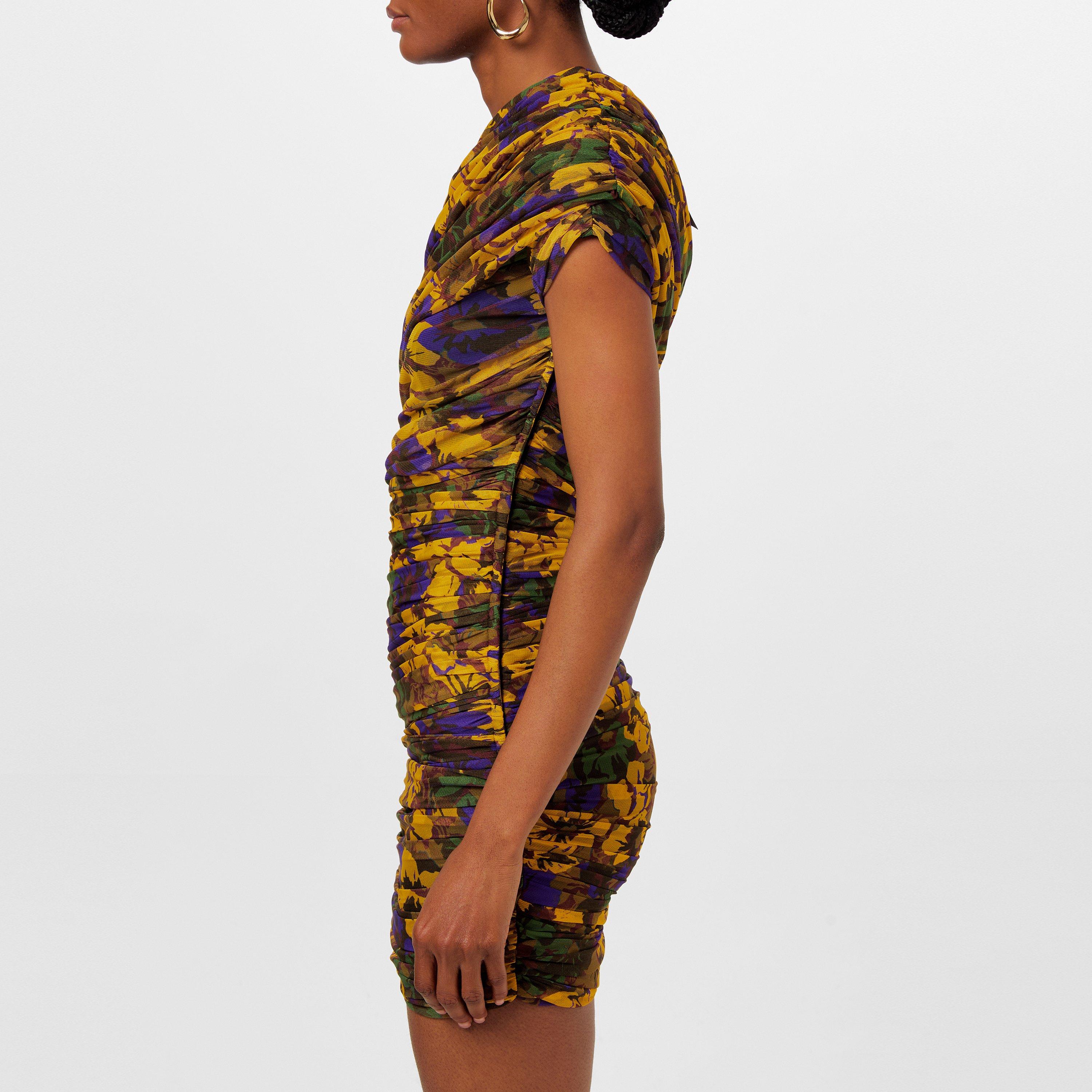 Noir Mul - Saint Laurent - One Shoulder Ruched Dress - 2