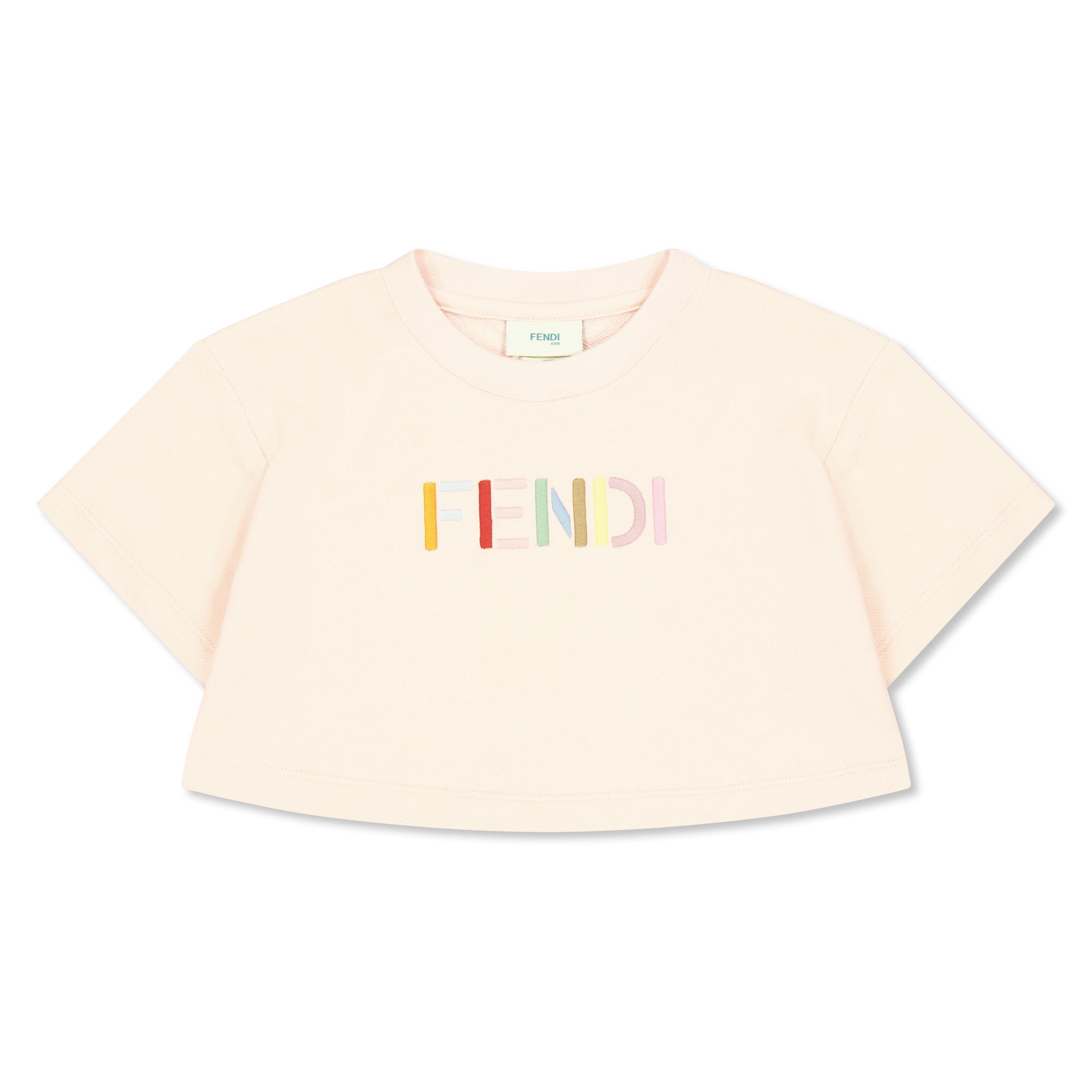 Rosa F1UL9 - Fendi - Fendi Crop Tee Jn63 - 1