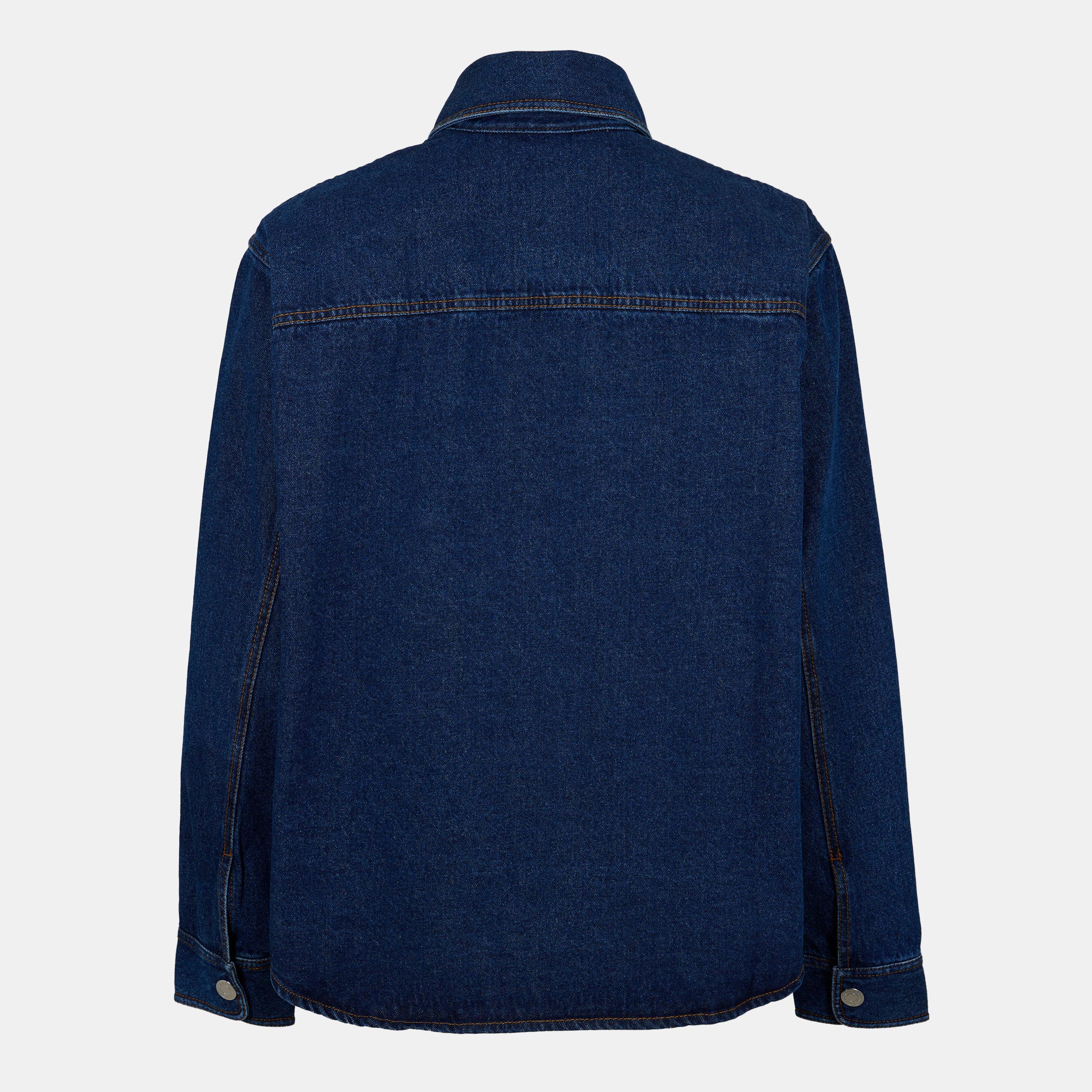 Indigo 402 - Ami Paris - Men's Long-Sleeve Denim Shirt - 2