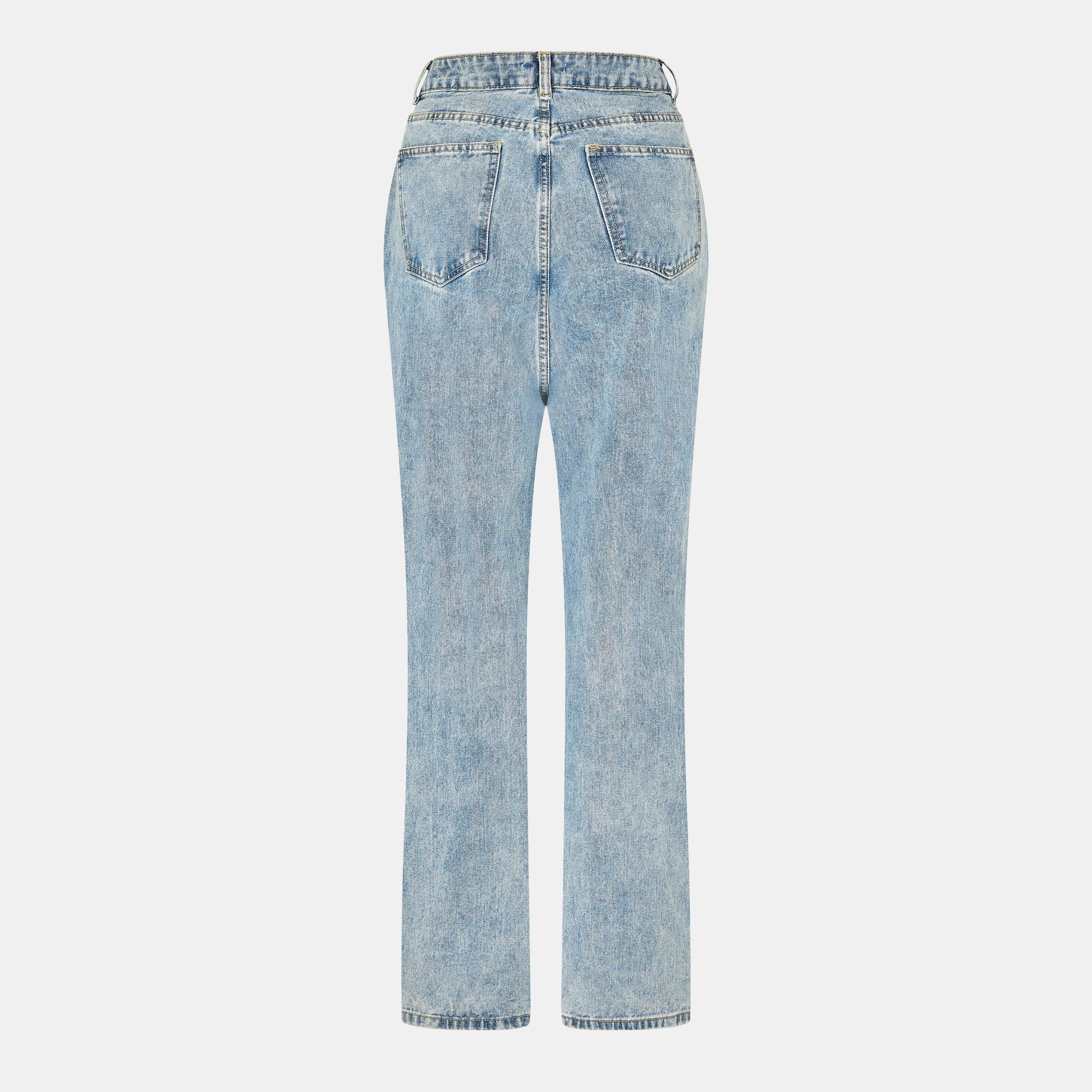Blue - I Saw It First - Straight Leg Jeans - 2