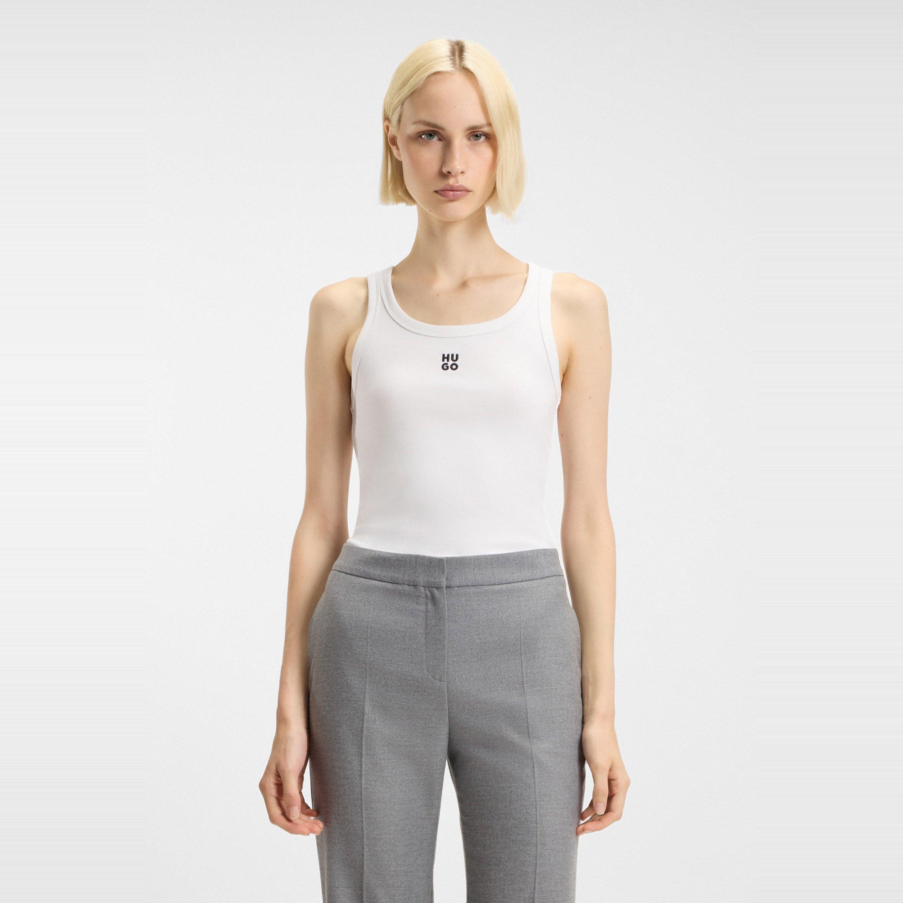 White 100 - Hugo - Women's Datamia Sleeveless Vest - 2