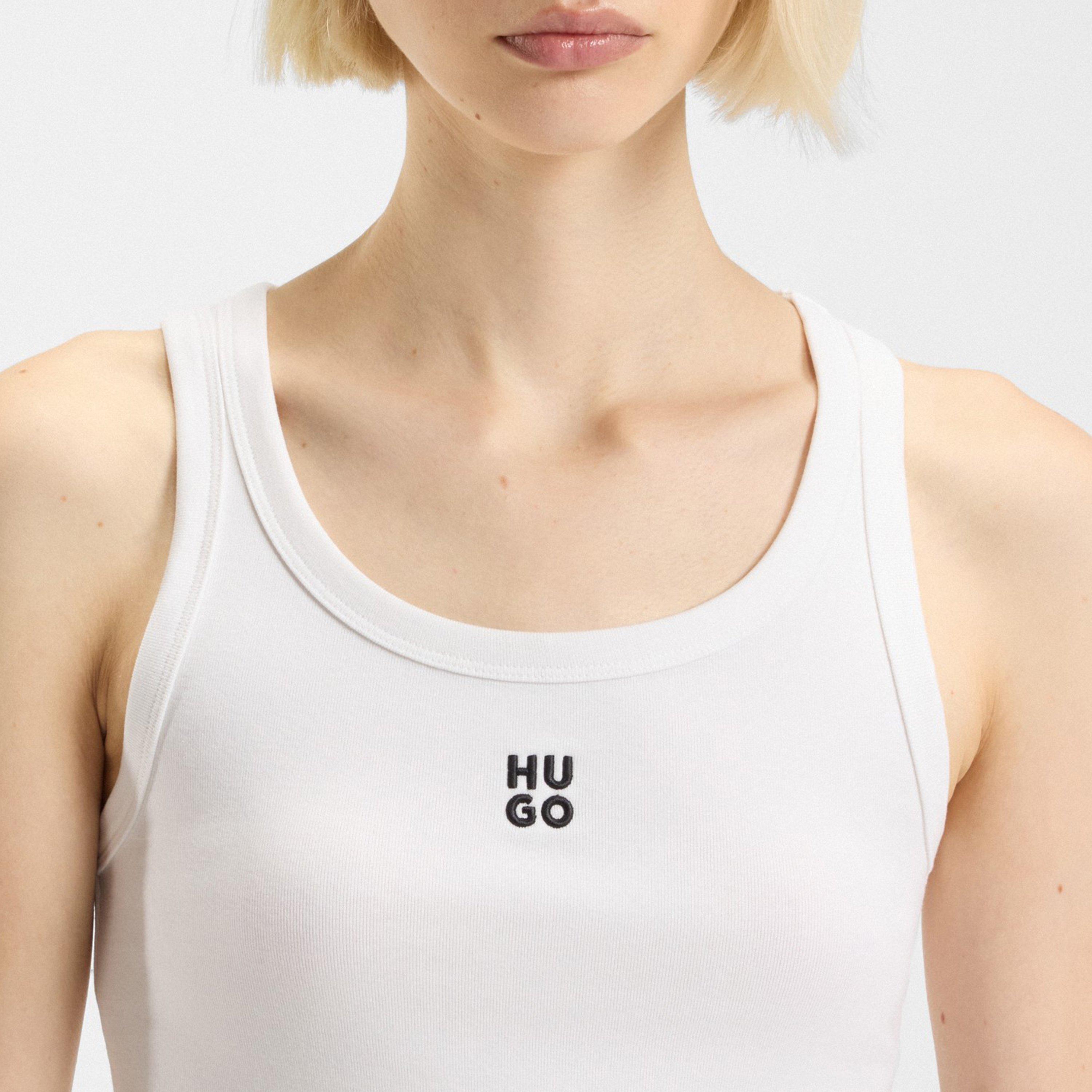 White 100 - Hugo - Women's Datamia Sleeveless Vest - 4