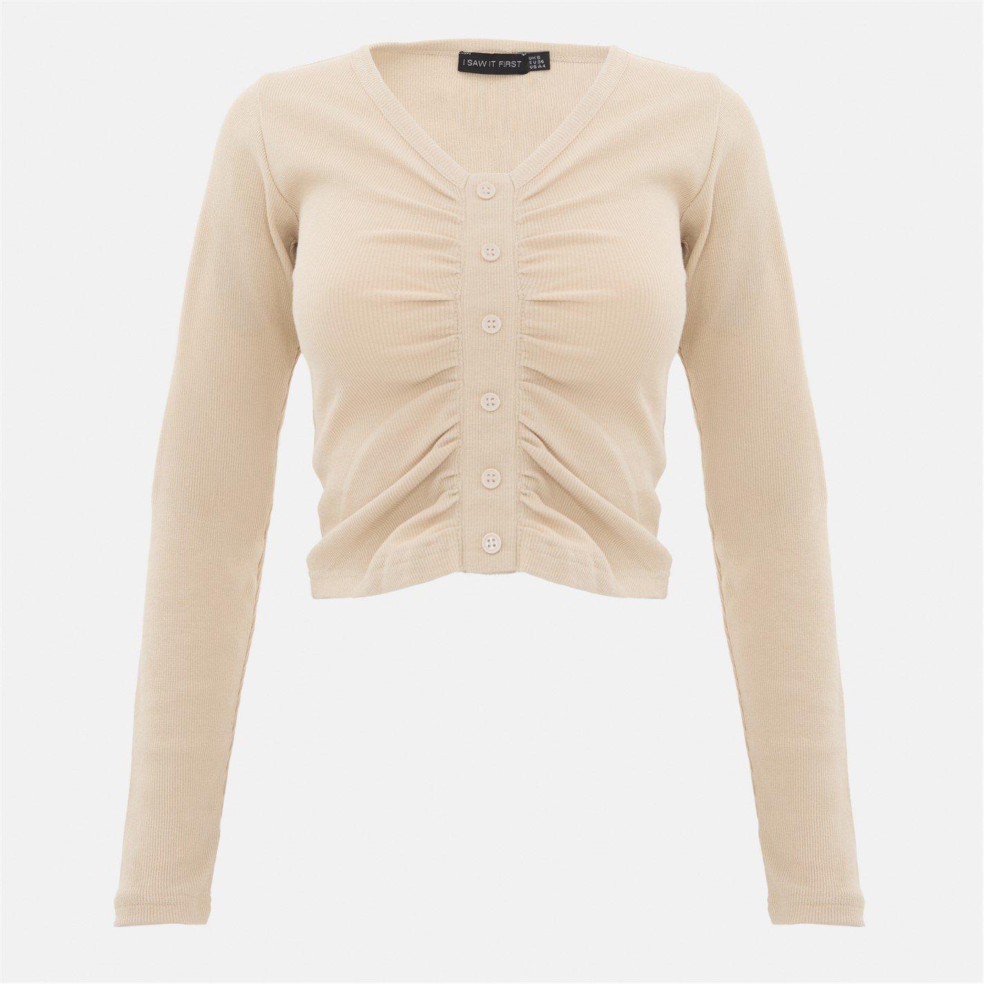 Stone - I Saw It First - Rib Ruched Top - 2