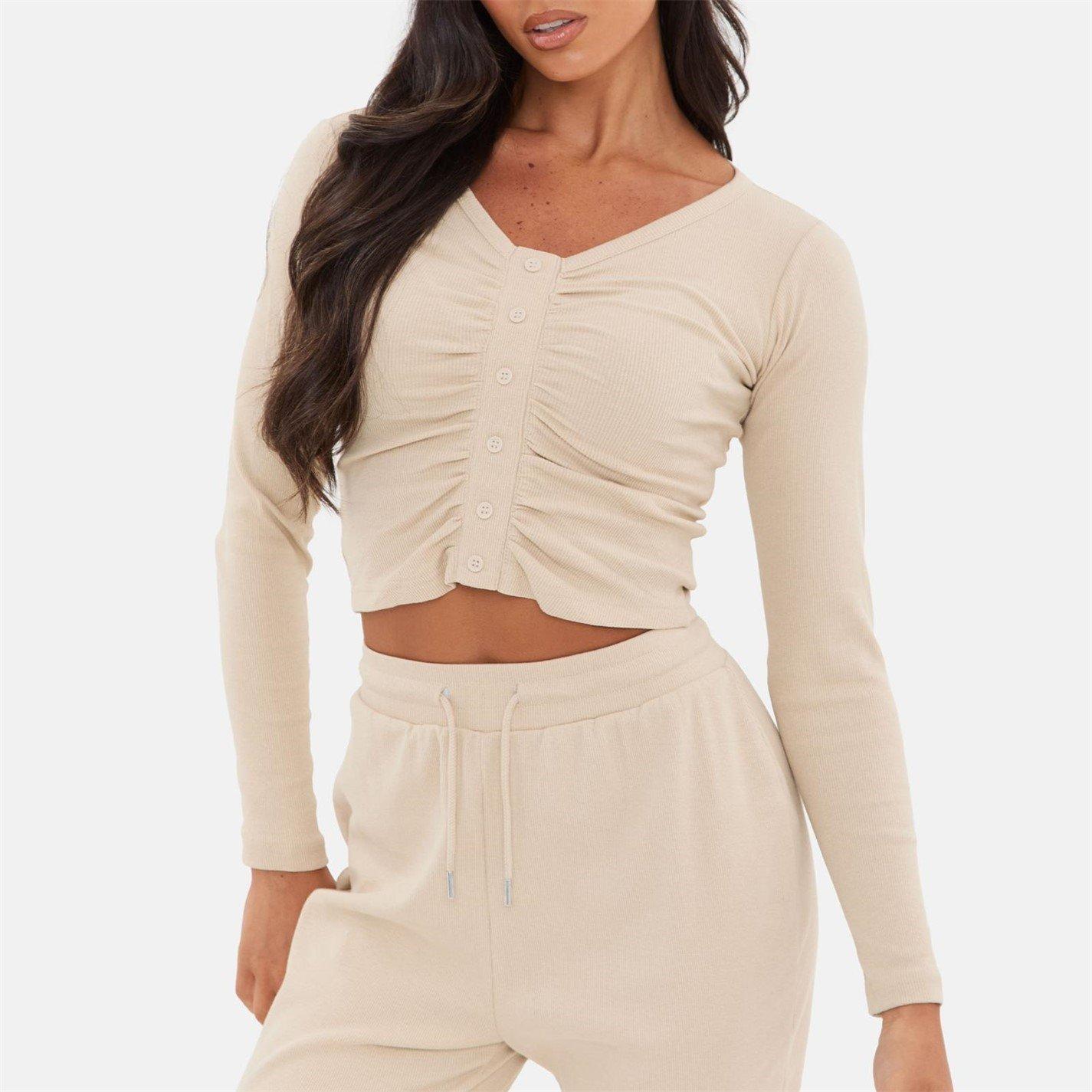 Stone - I Saw It First - Rib Ruched Top - 4