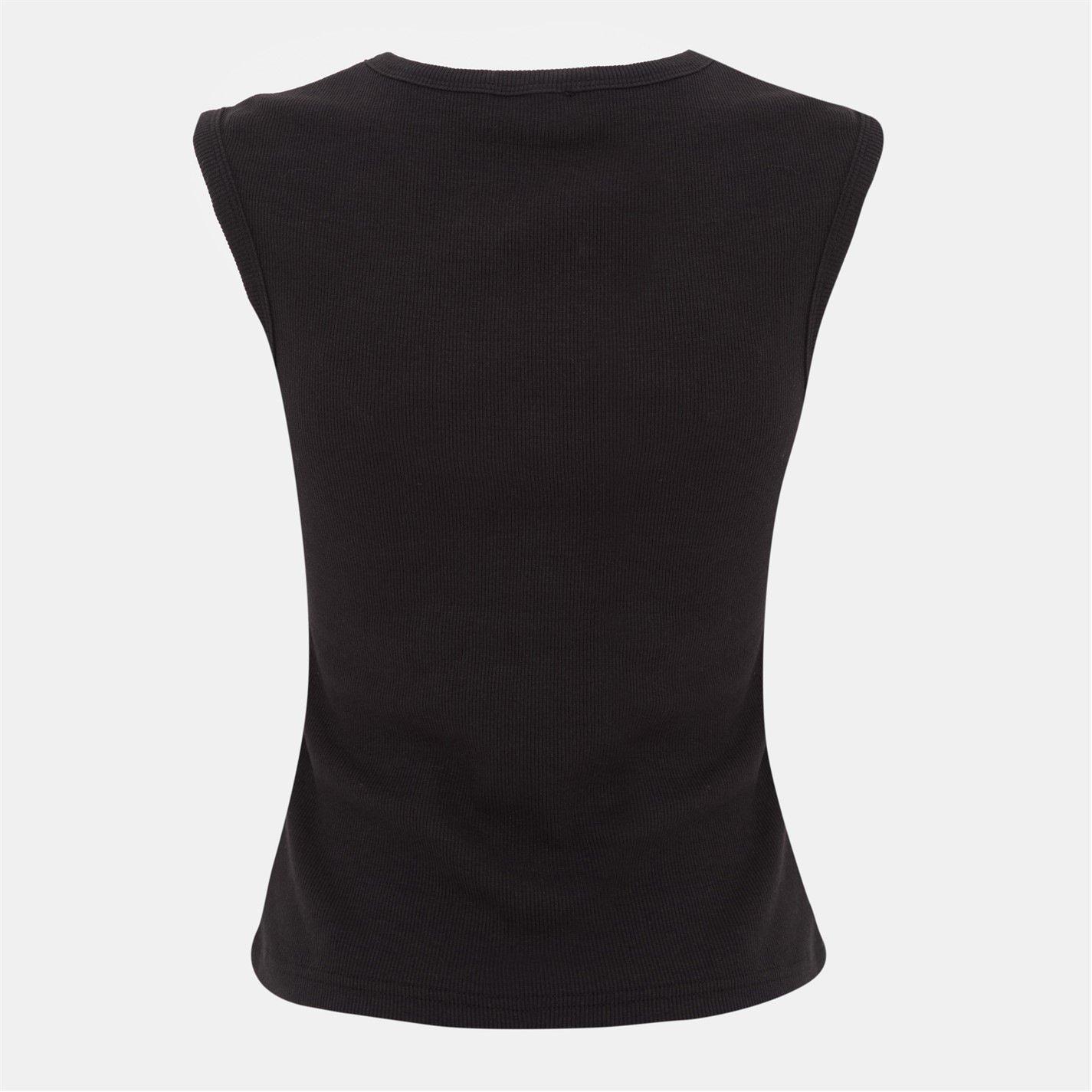 Noir - I Saw It First - Rib Button Top - 3