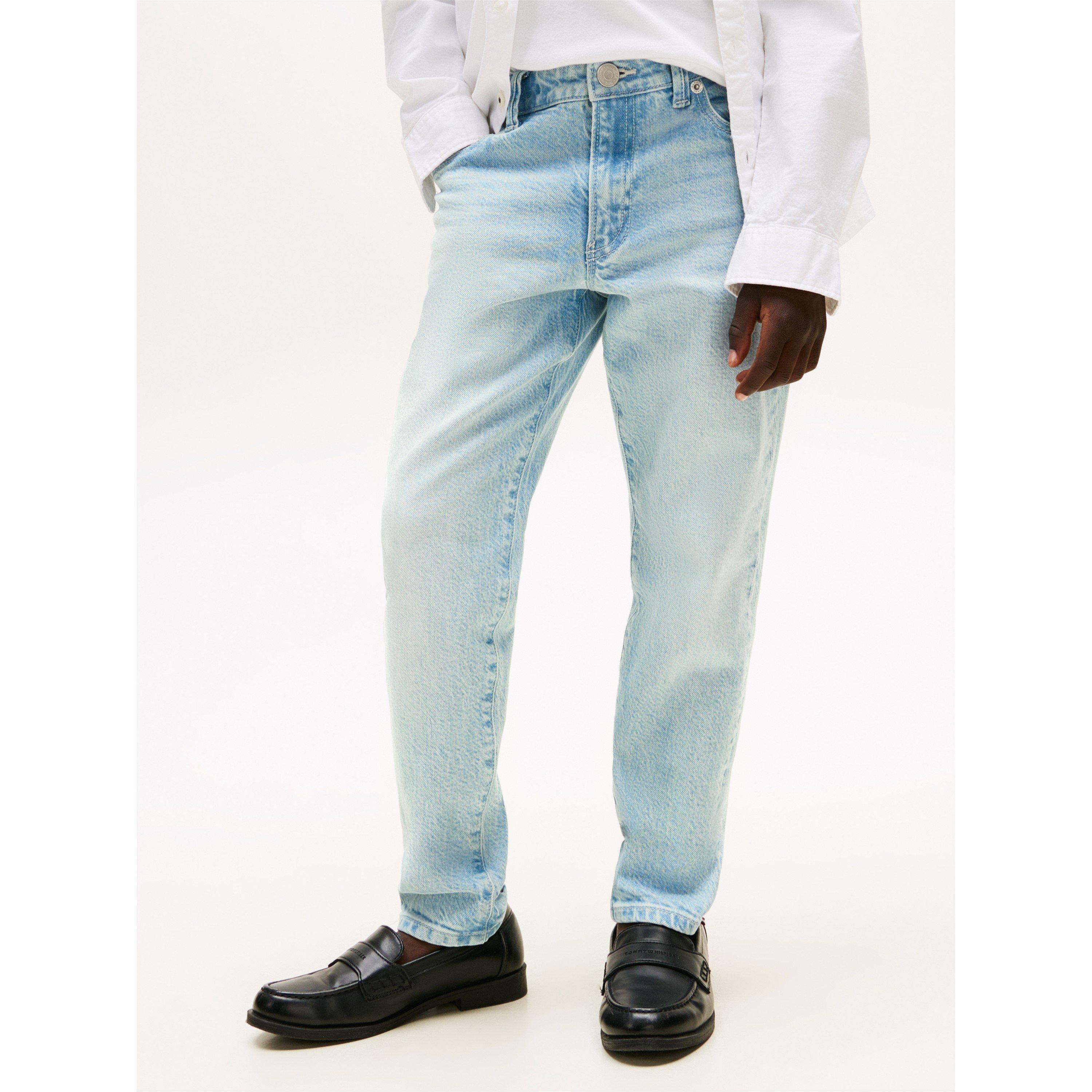 Bleach Wash 1AB - Tommy Hilfiger - Kids' Straight Leg Jeans - 2
