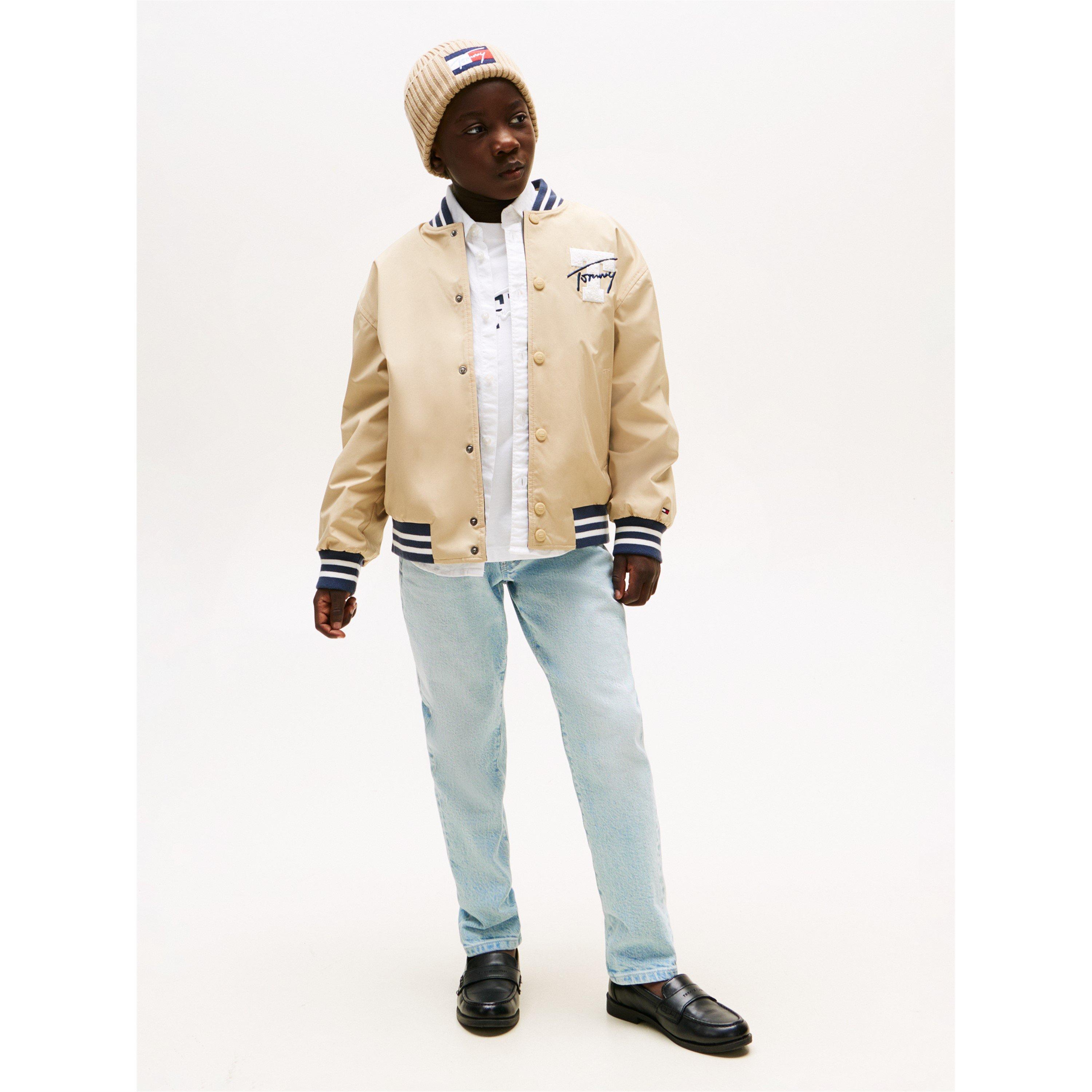 Bleach Wash 1AB - Tommy Hilfiger - Kids' Straight Leg Jeans - 4