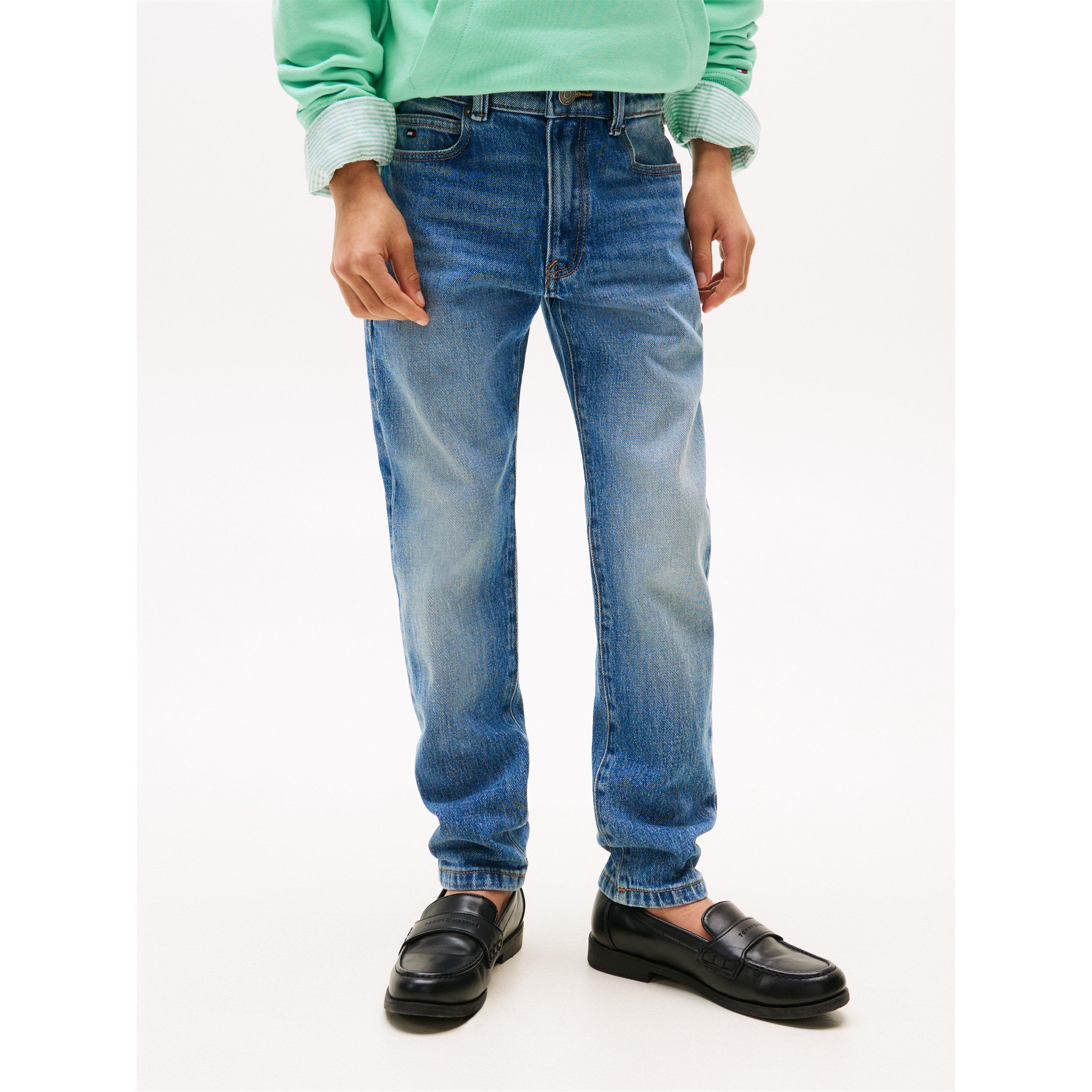 Vintage 1BJ - Tommy Hilfiger - Kids' Durable Denim Straight Leg Jeans - 2
