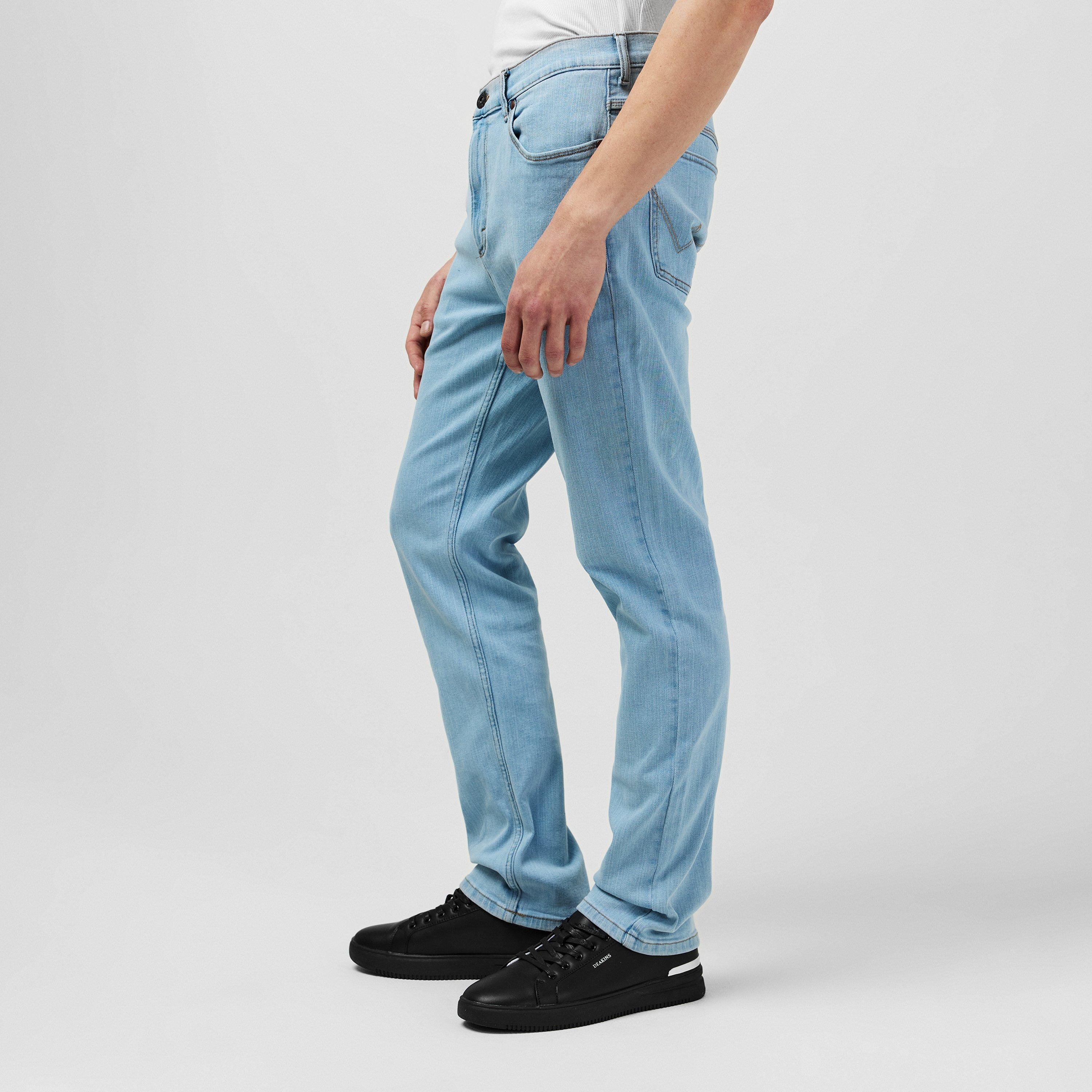 Blue - Fabric - Jeans - 5