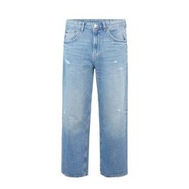 Fabric Baggy Jeans