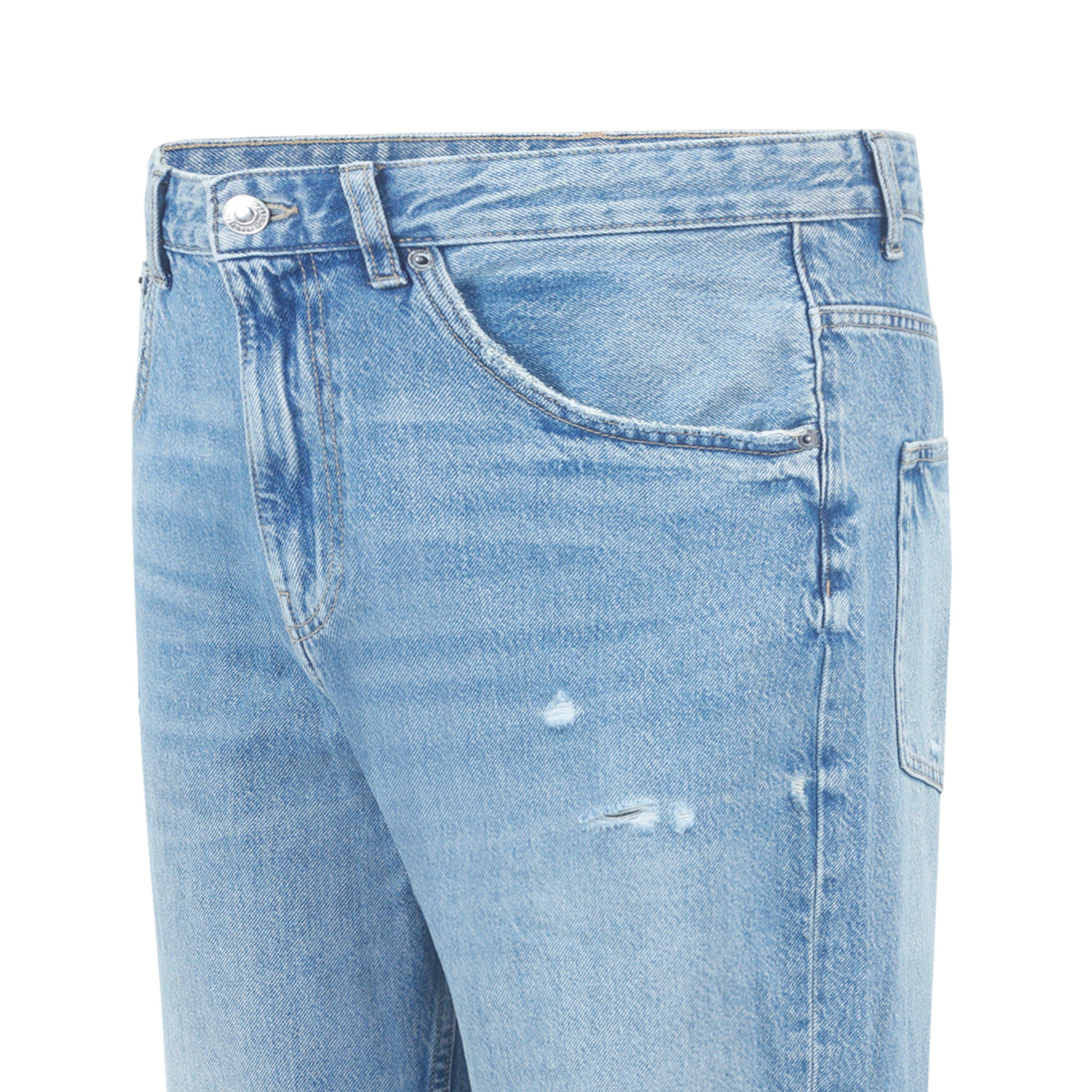 Blå - Fabric - Baggy Jeans - 5