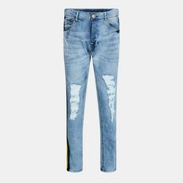 Brave Soul Denim Jean with Side Tape Detail