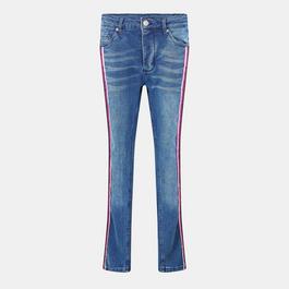 Brave Soul Fit Jeans with Contrast Side Seam Tape Detail