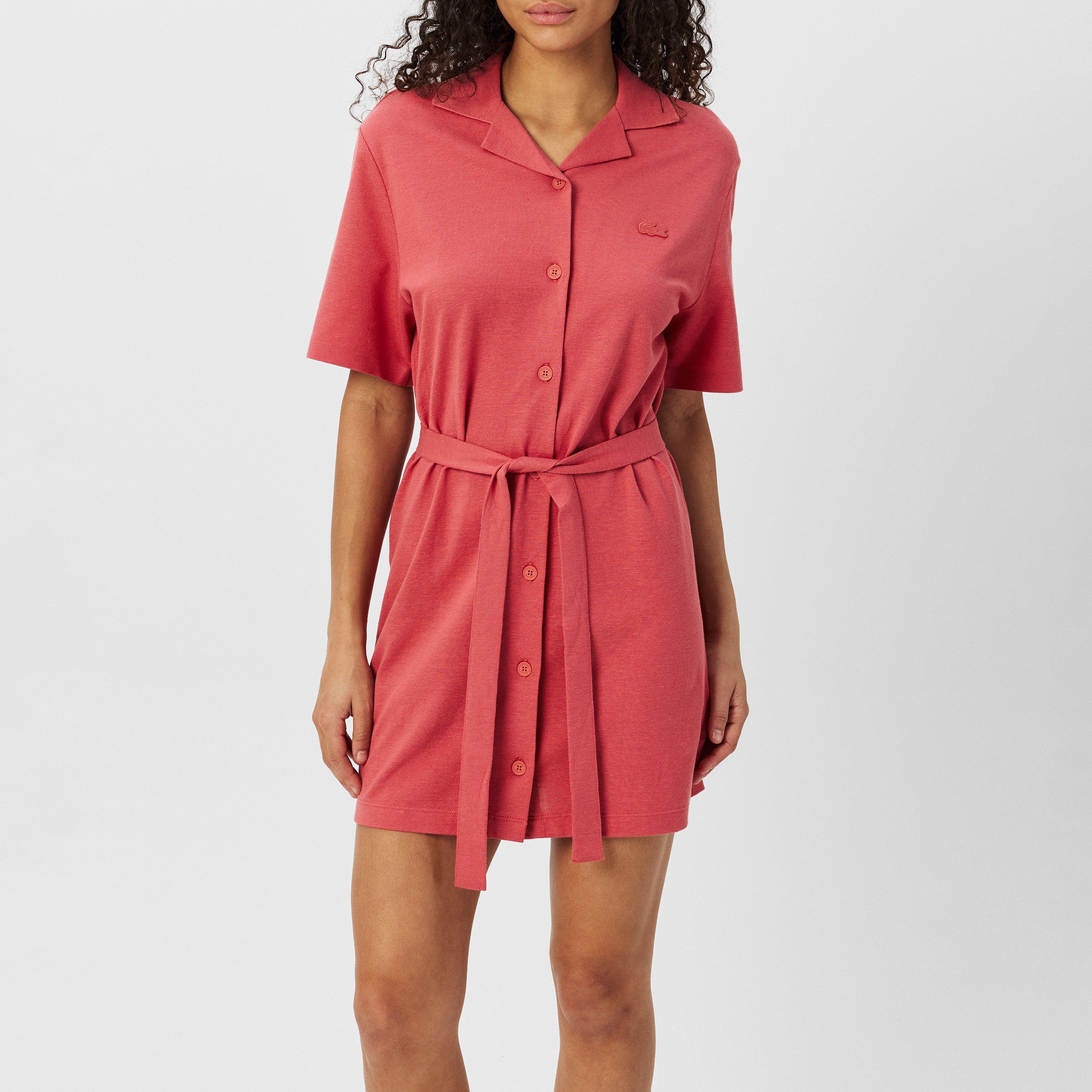 Sierra Rood - Lacoste - Women's Short-Sleeve Dress Shirt - 3