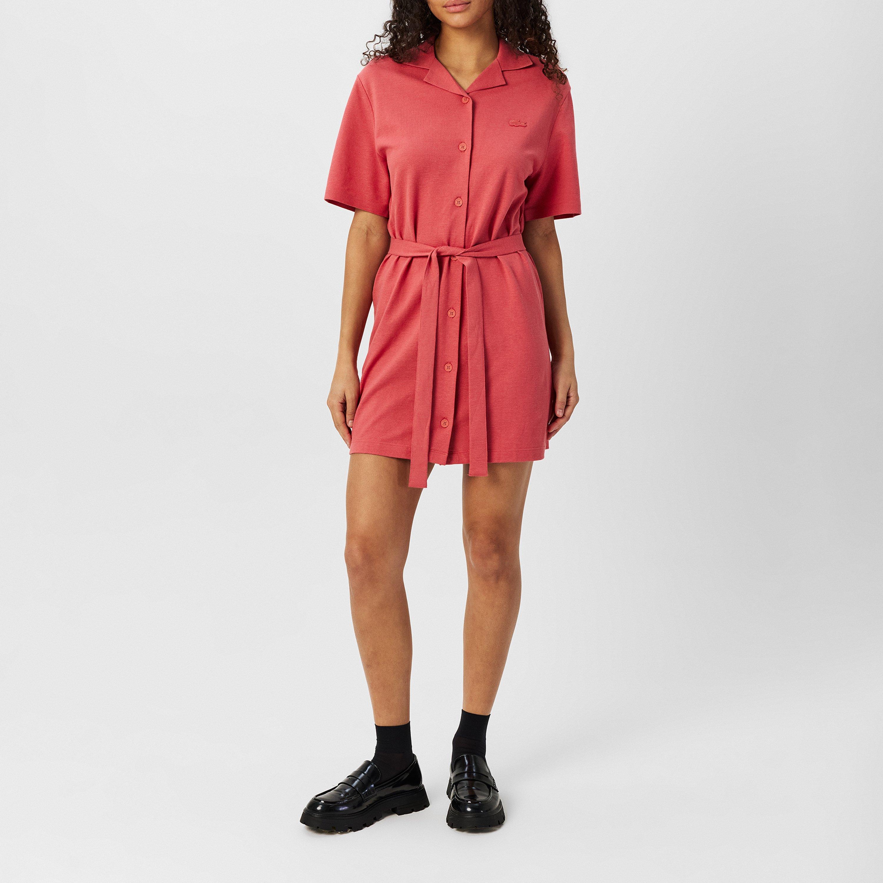 Sierra Rood - Lacoste - Women's Short-Sleeve Dress Shirt - 6