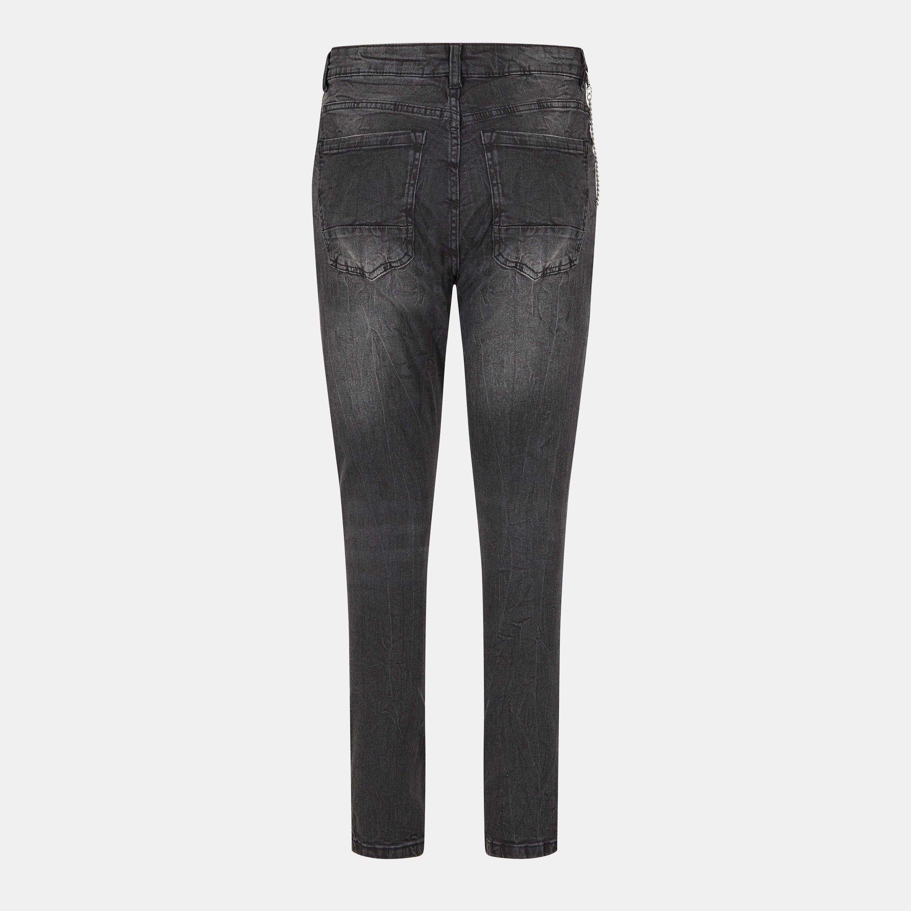 Dark Charcoal - Brave Soul - Fit Denim Jean with Button Fly - 2