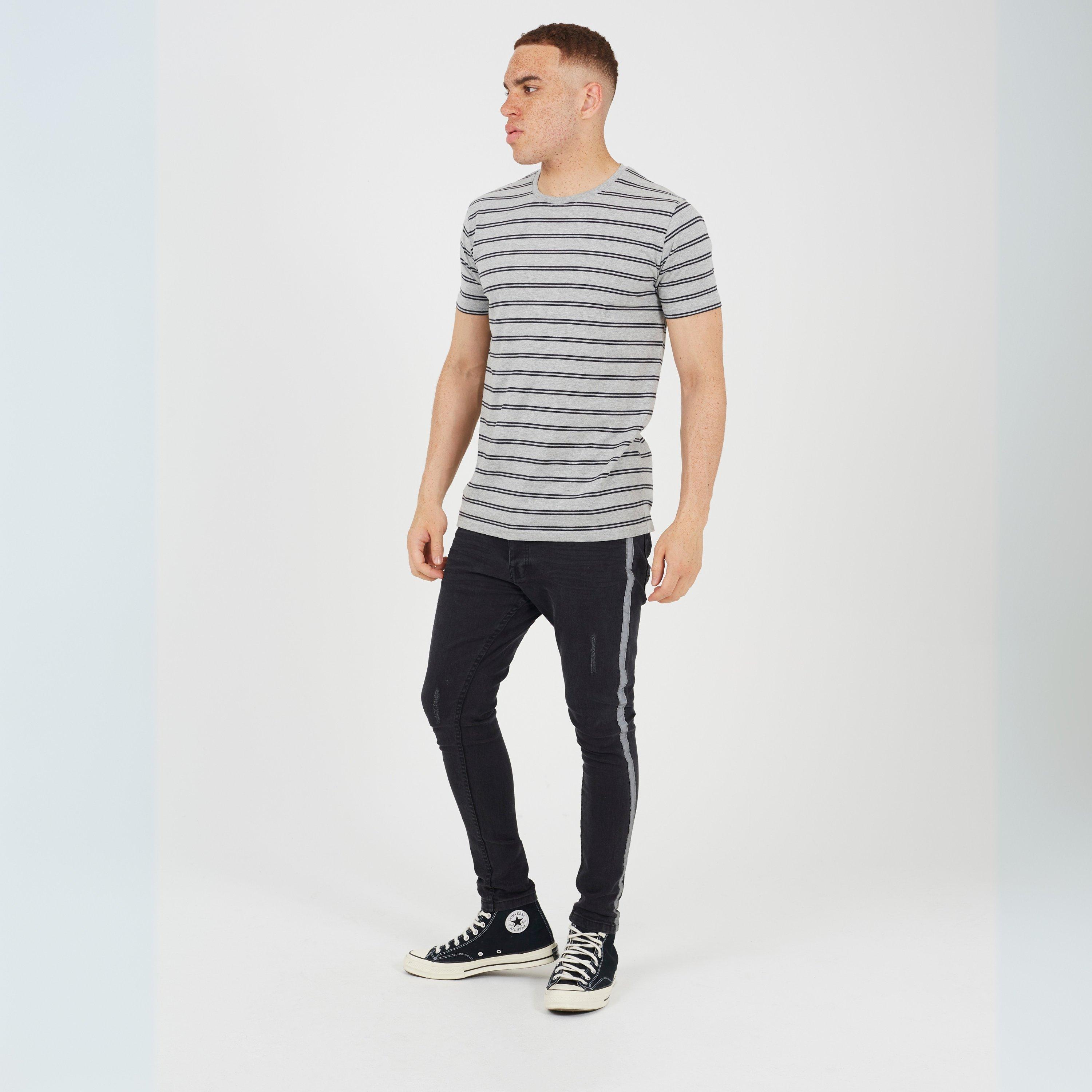 Charcoal - Brave Soul - Skinny Fit Denim Jean with Button Fly - 4