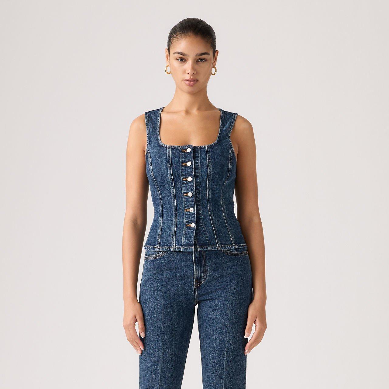 Levis Women's As Seen On Tv Sculpted Top - 8 (XS)