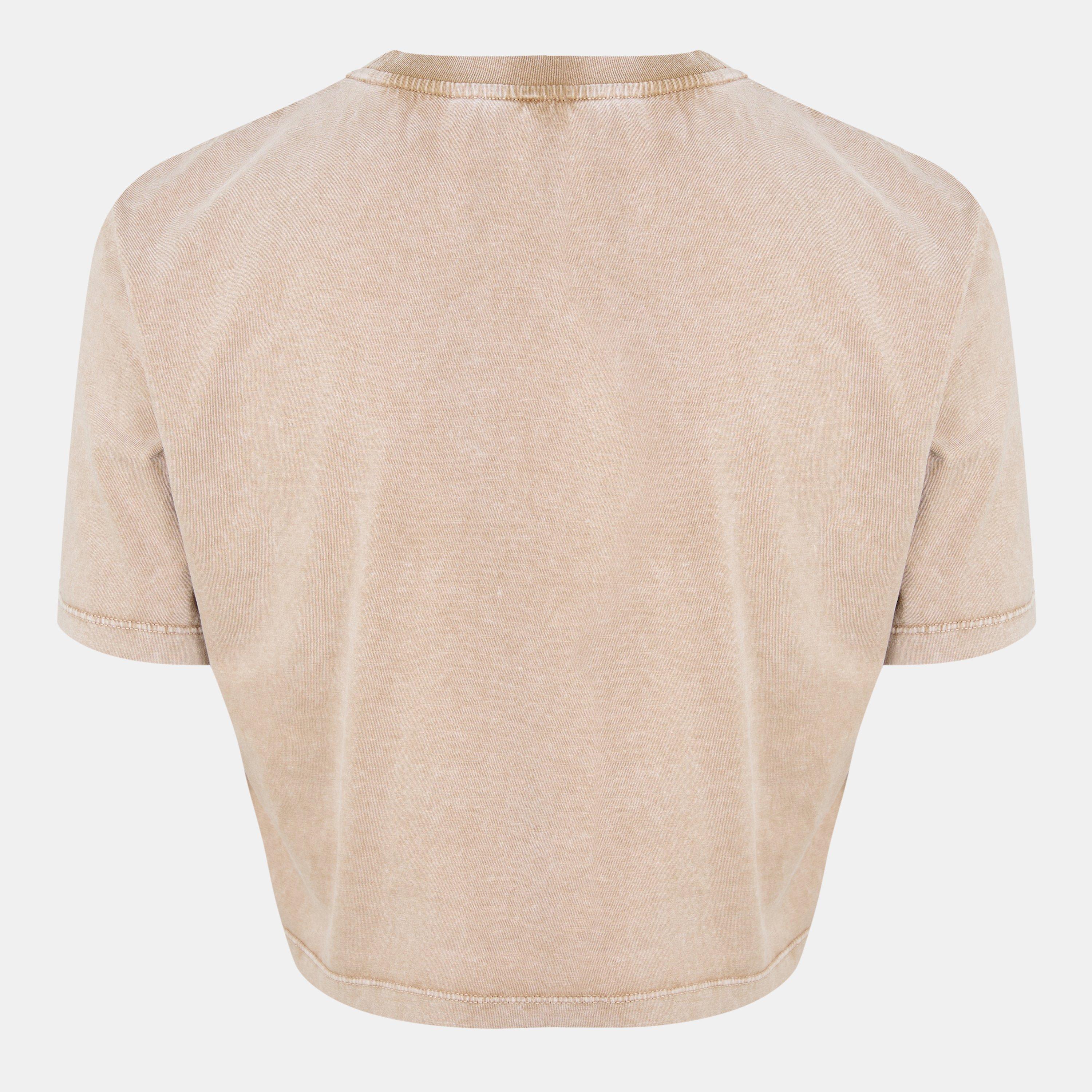 Toffee - Fendi - Washed Ff Cropped Tee - 2