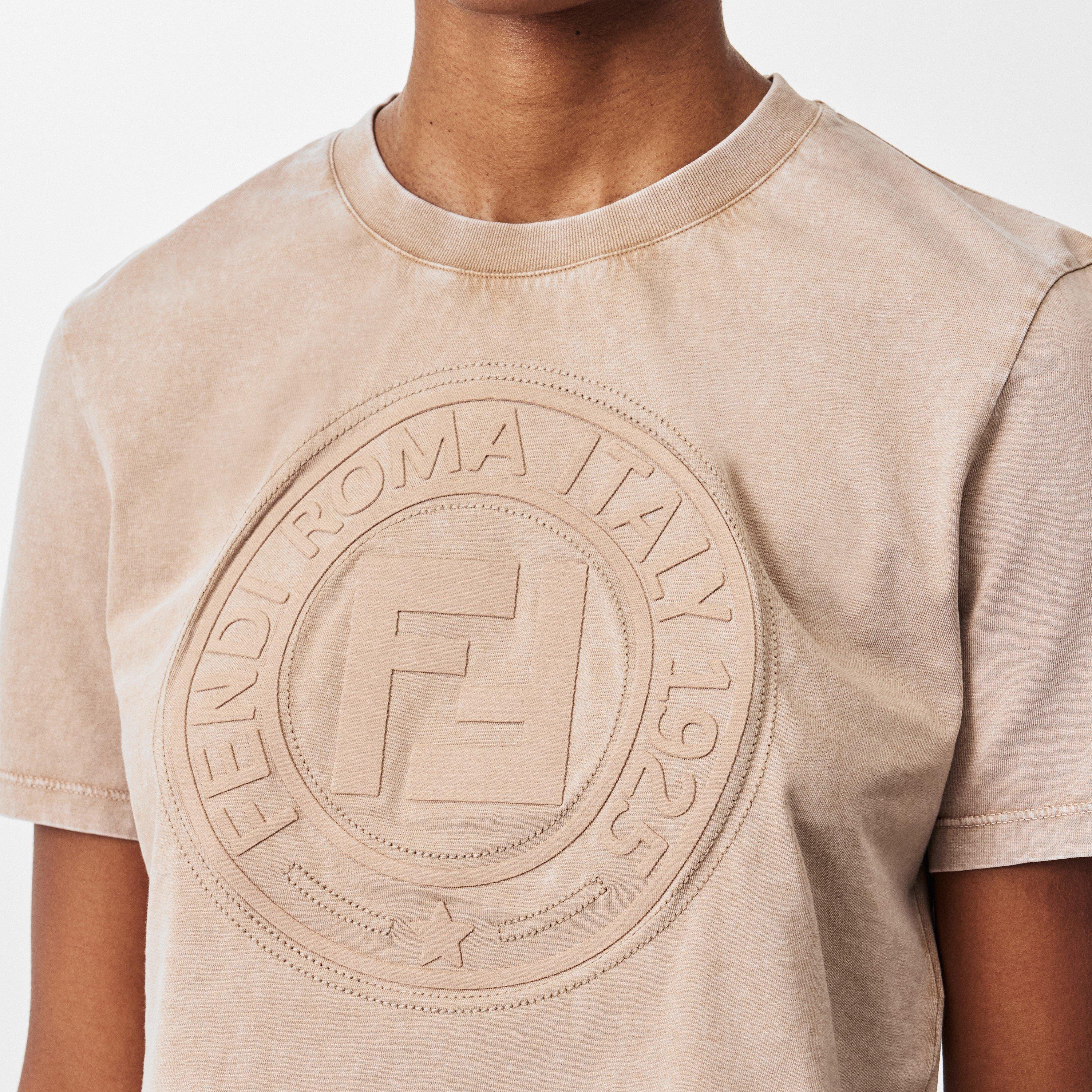 Toffee - Fendi - Washed Ff Cropped Tee - 5