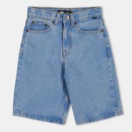 Vans Check-5 Baggy Denim Short Stonewash Boys