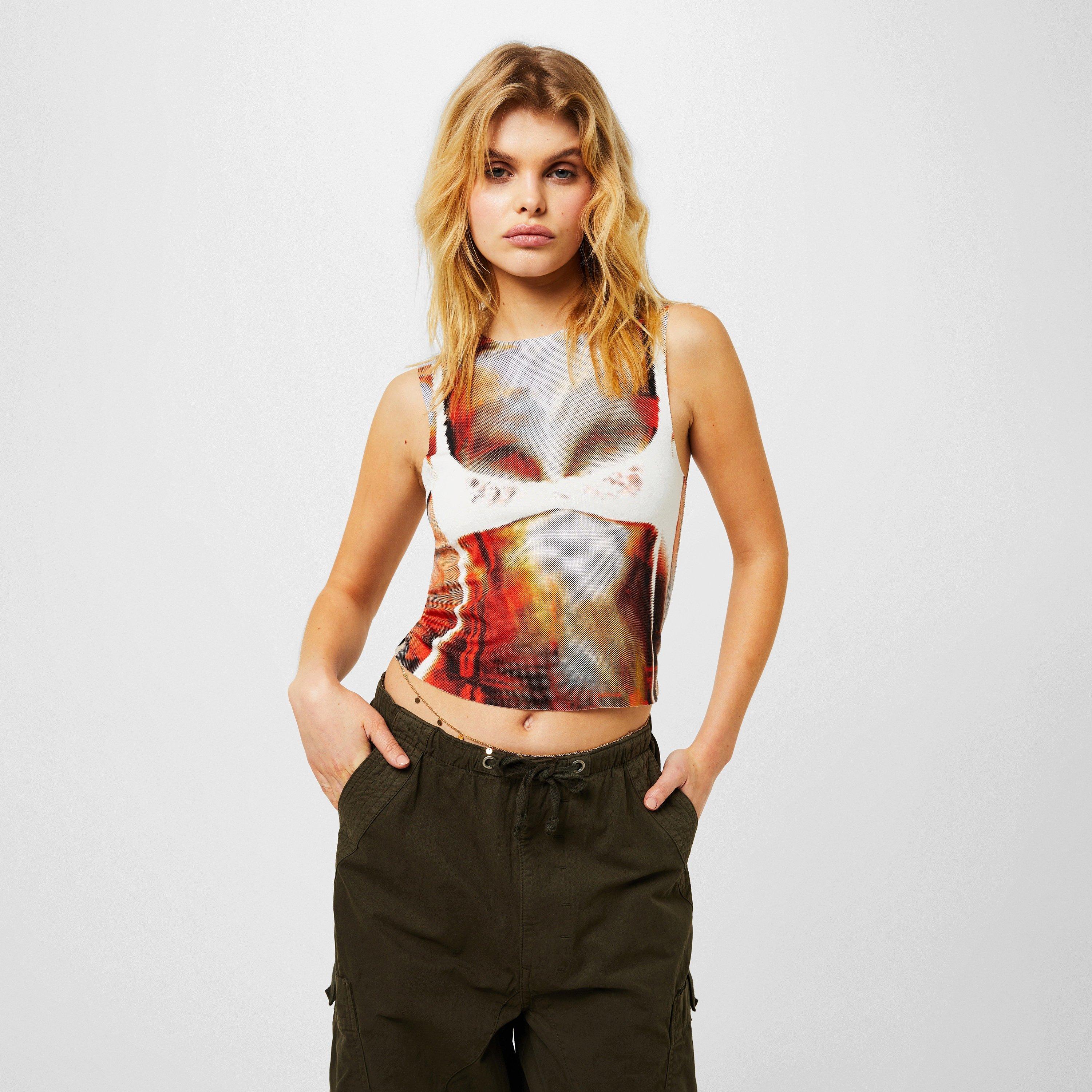 Red - Jaded London - Bare All Tank - 3