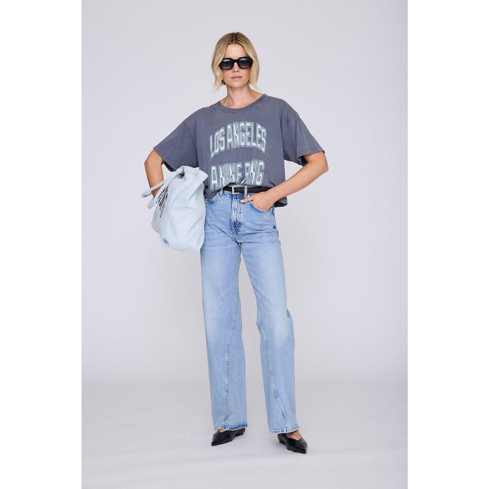 GREY - Anine Bing - Anine JOHNNY TEE Ld62 - 1