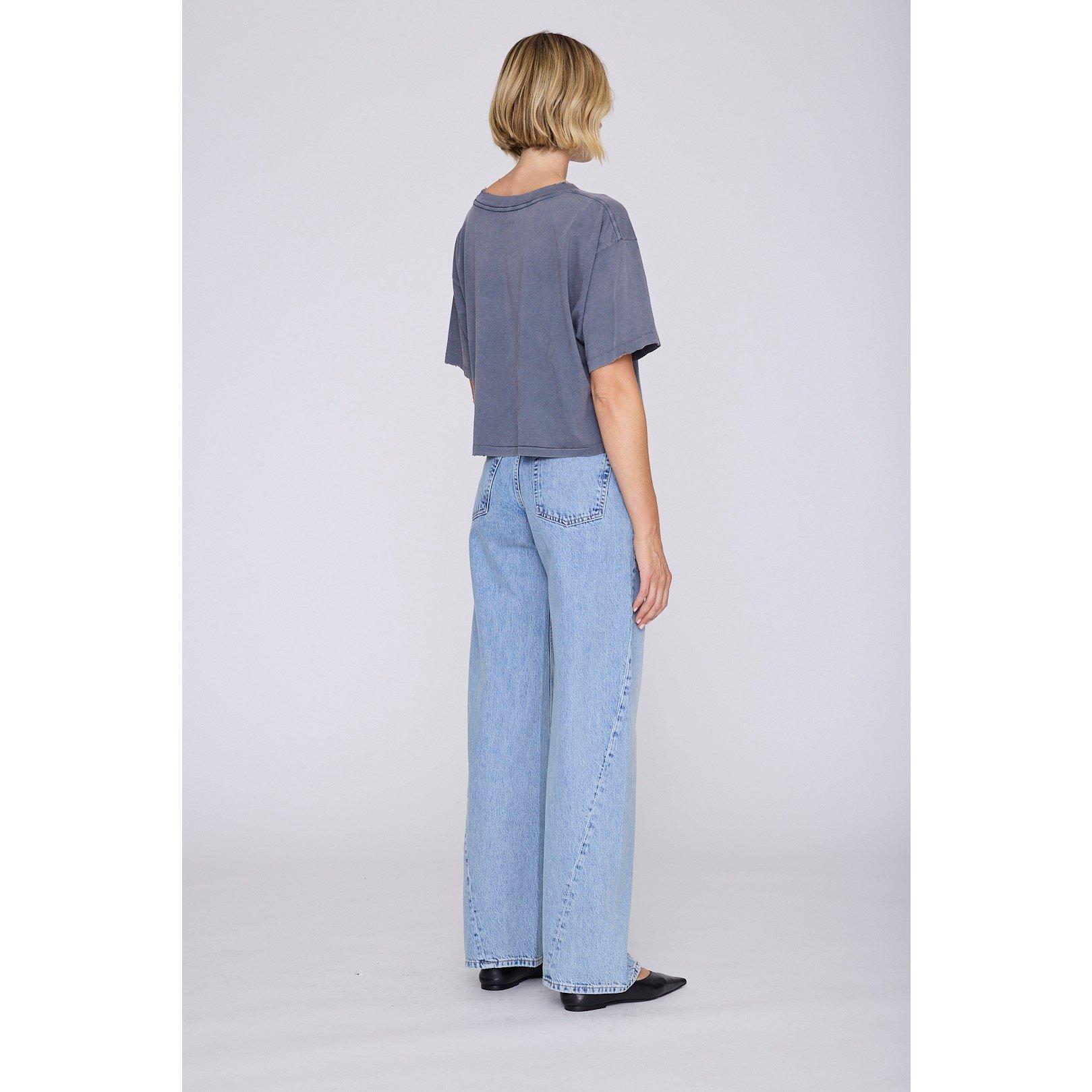 GREY - Anine Bing - Anine JOHNNY TEE Ld62 - 2