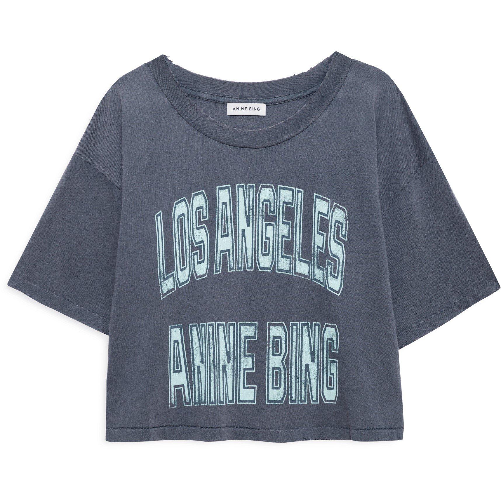 GREY - Anine Bing - Anine JOHNNY TEE Ld62 - 3